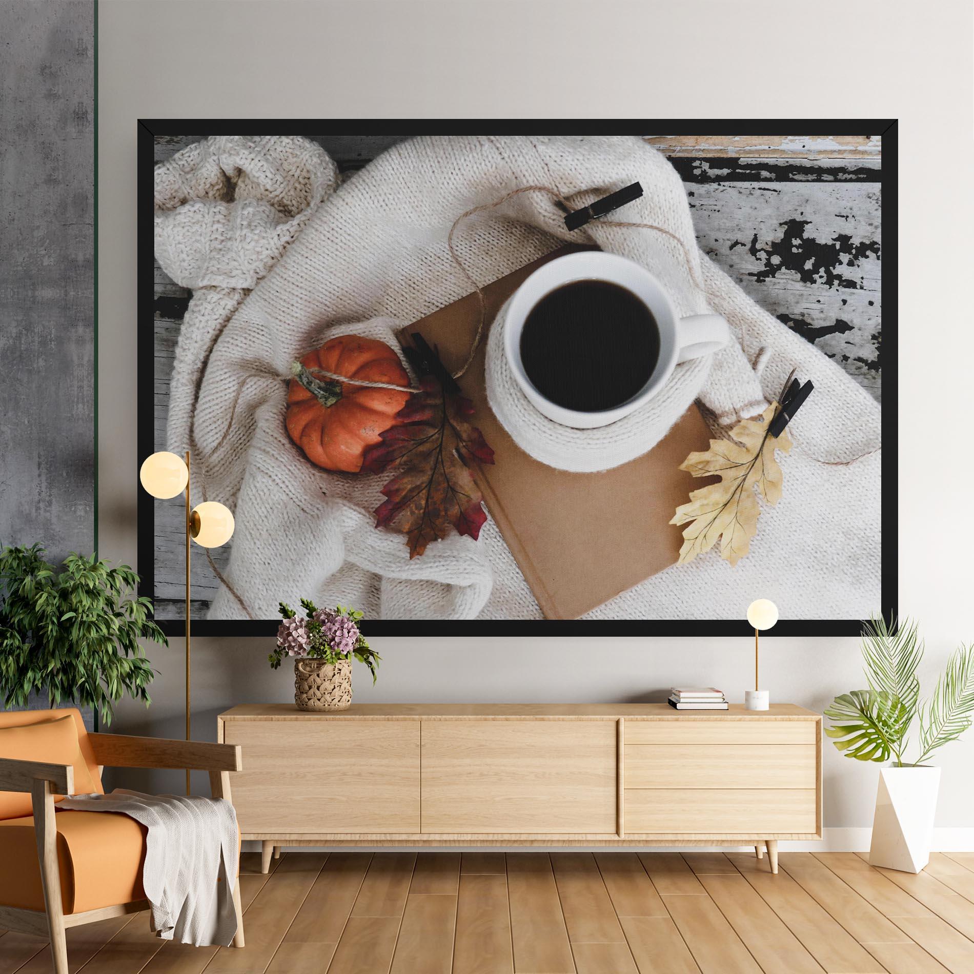 Tablou Canvas Autumn Coffee mockup 9