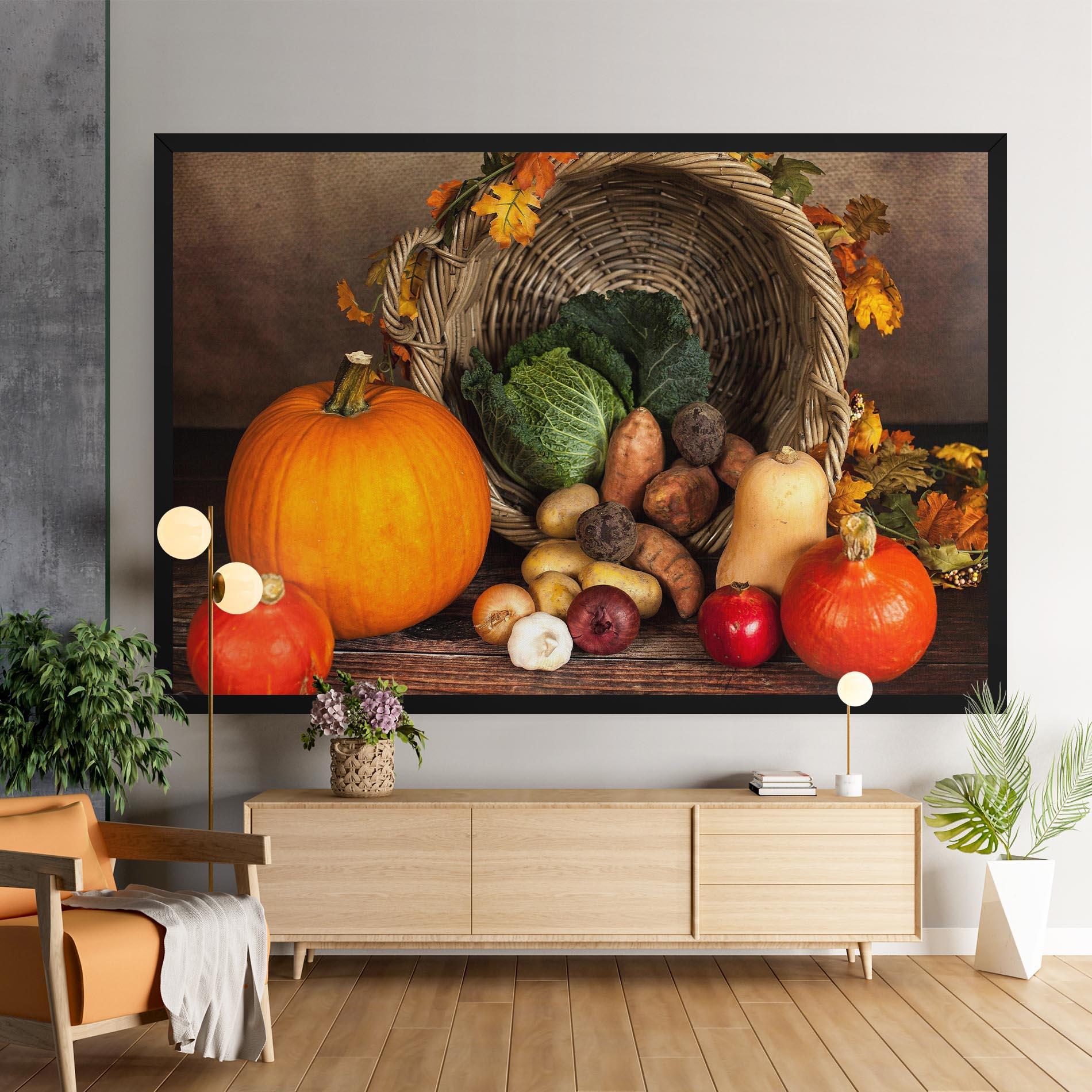 Tablou Canvas Autumn Vegetables mockup 9