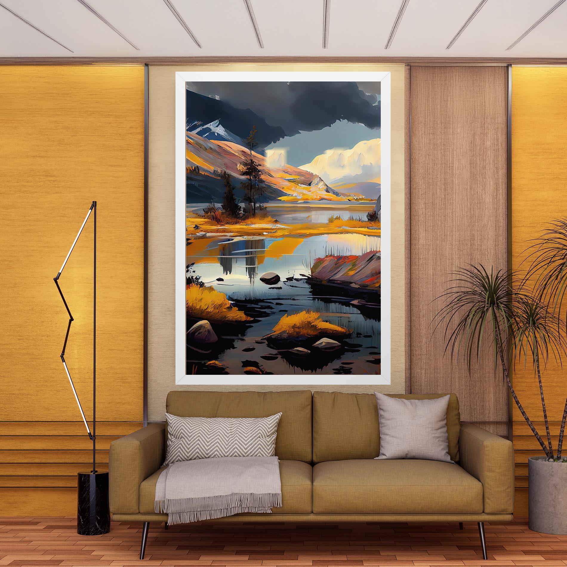 Tablou Canvas Autumn Landscape mockup 9