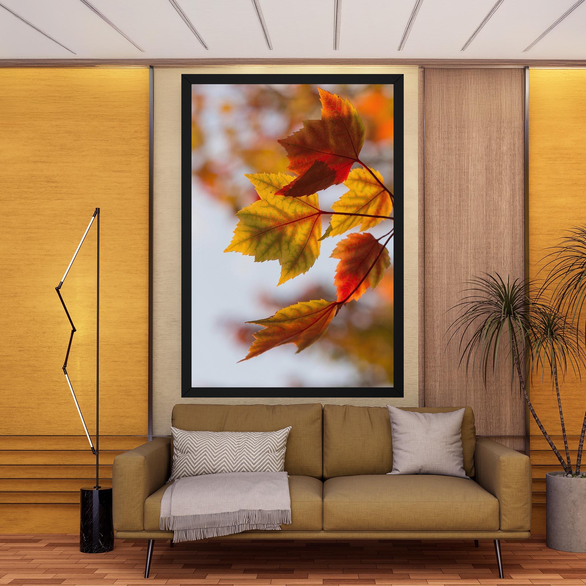 Tablou Canvas Red Yellow Autumn mockup 9