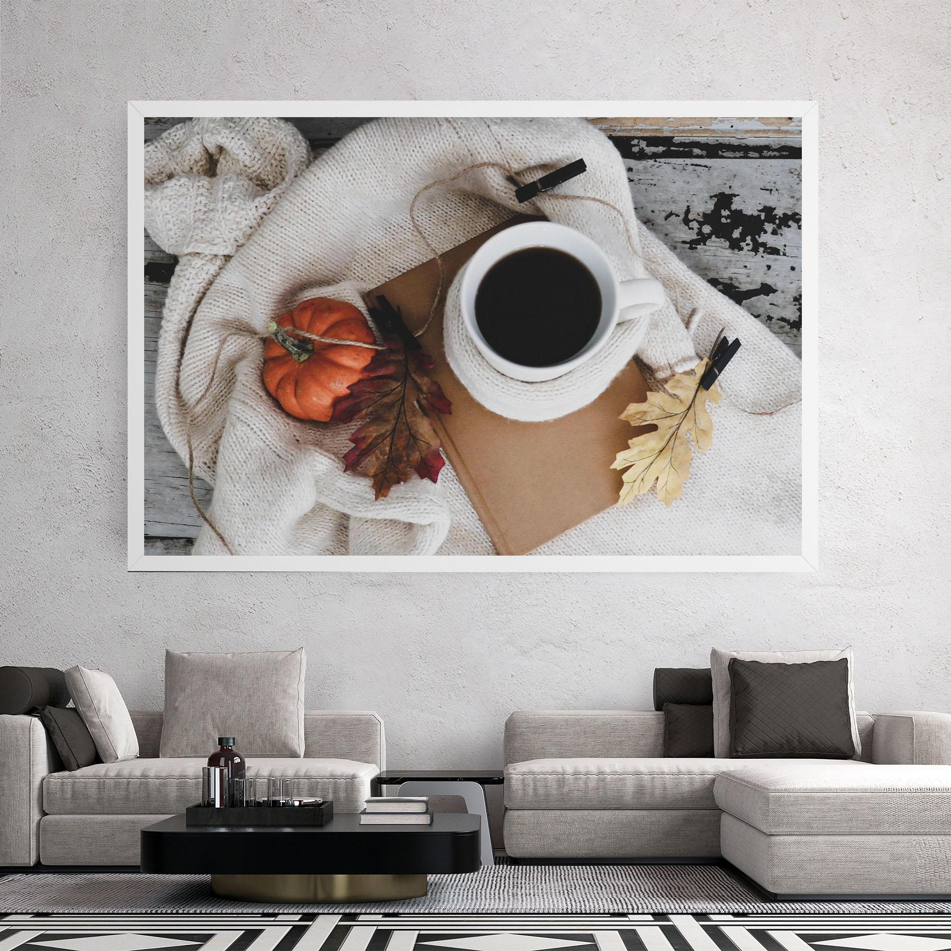 Tablou Canvas Autumn Coffee mockup 2