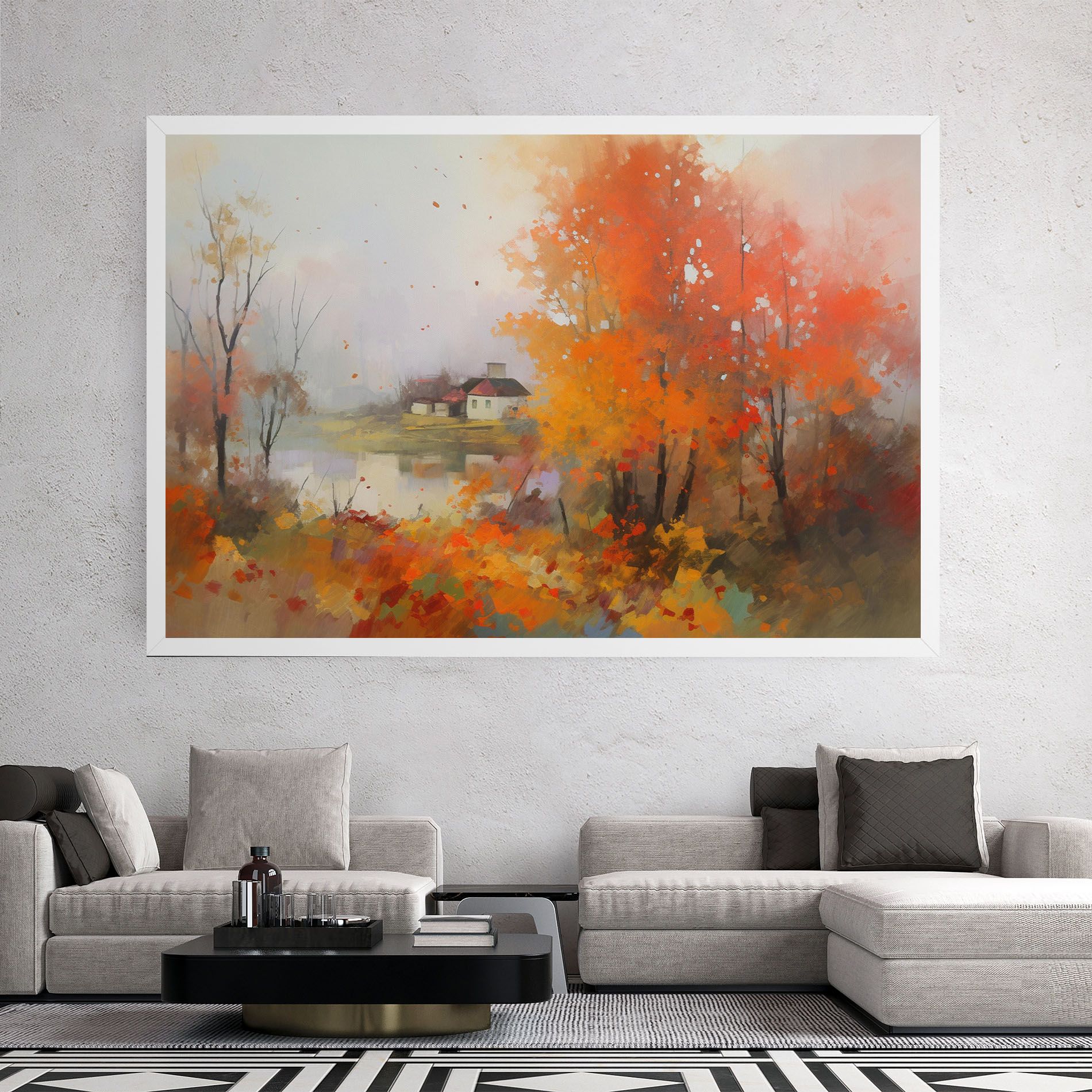 Autumnal Painting mockup 2
