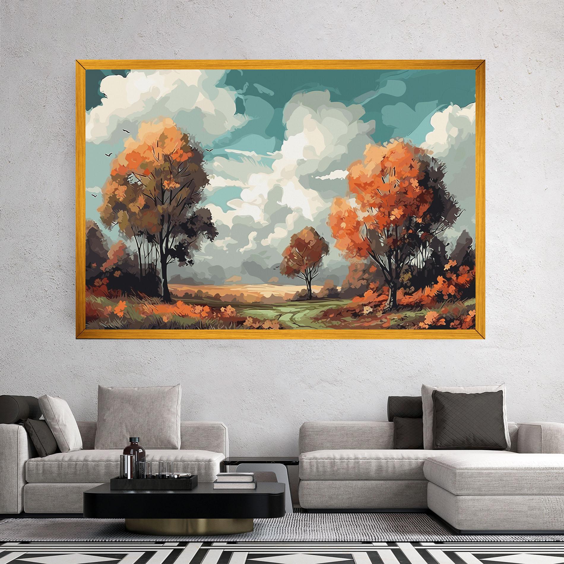 Tablou Canvas Autumn Art mockup 2