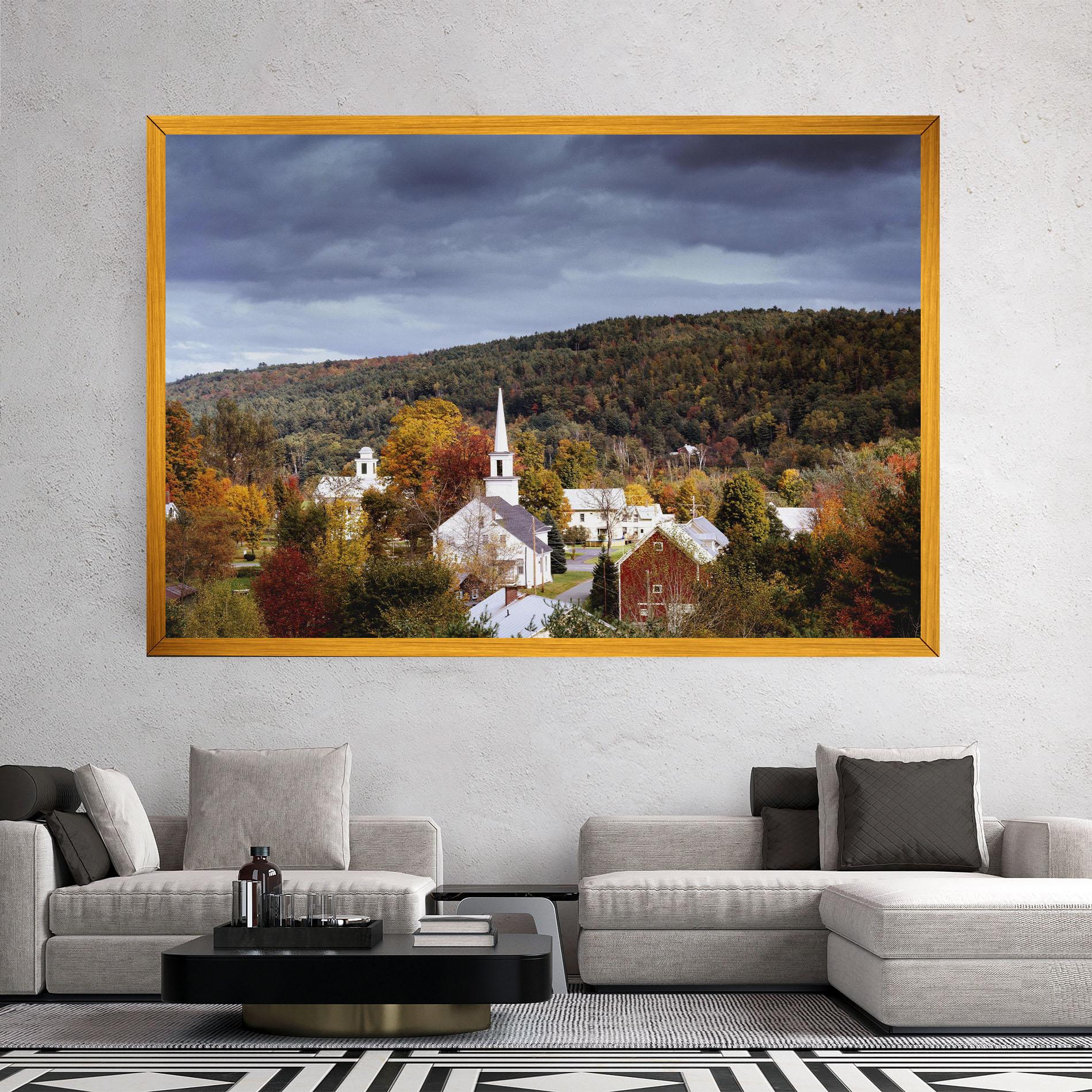 Tablou Canvas Autumn Trees mockup 2