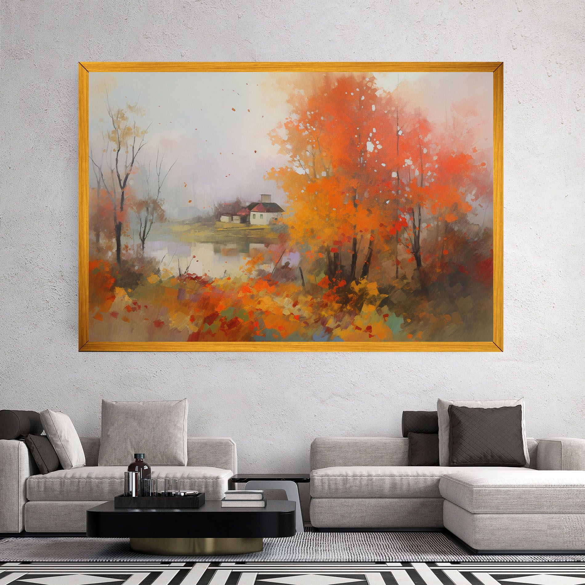 Autumnal Painting mockup 2