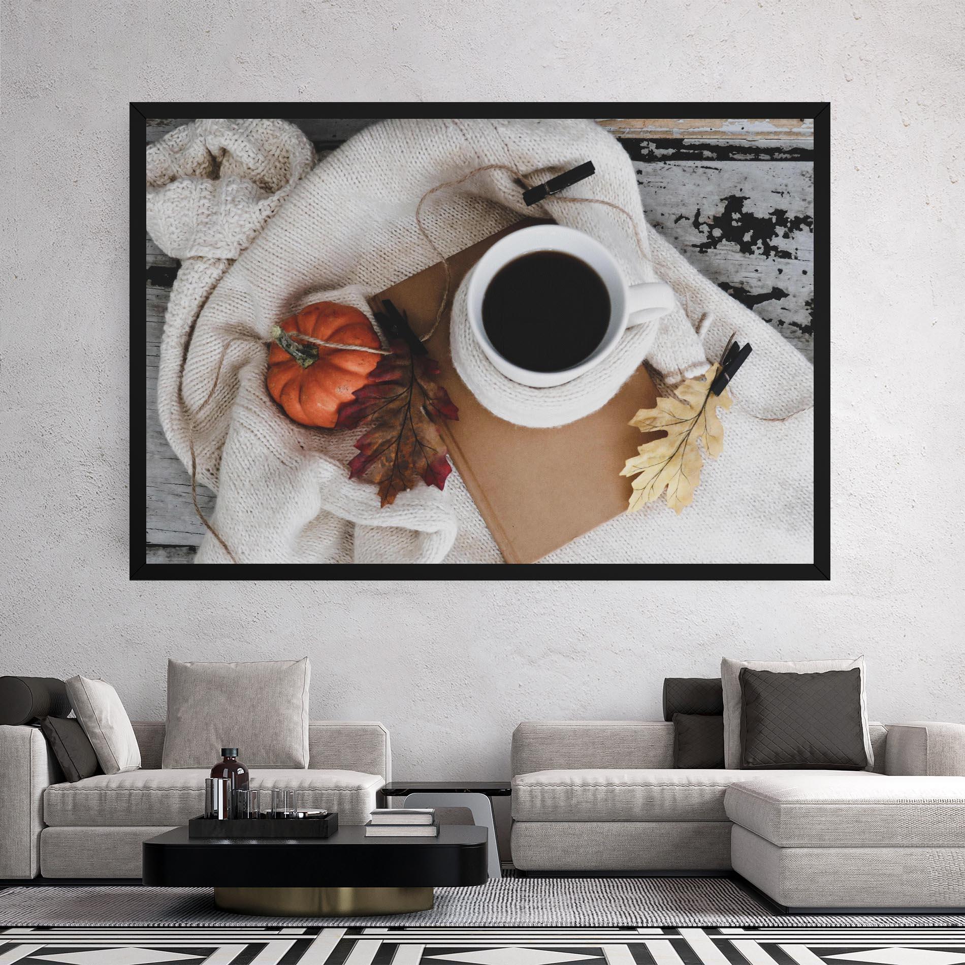 Tablou Canvas Autumn Coffee mockup 2