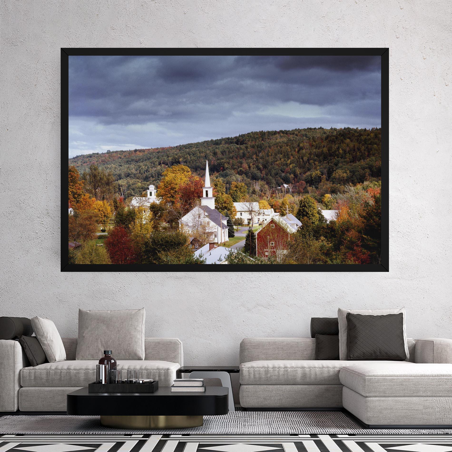 Tablou Canvas Autumn Trees mockup 2