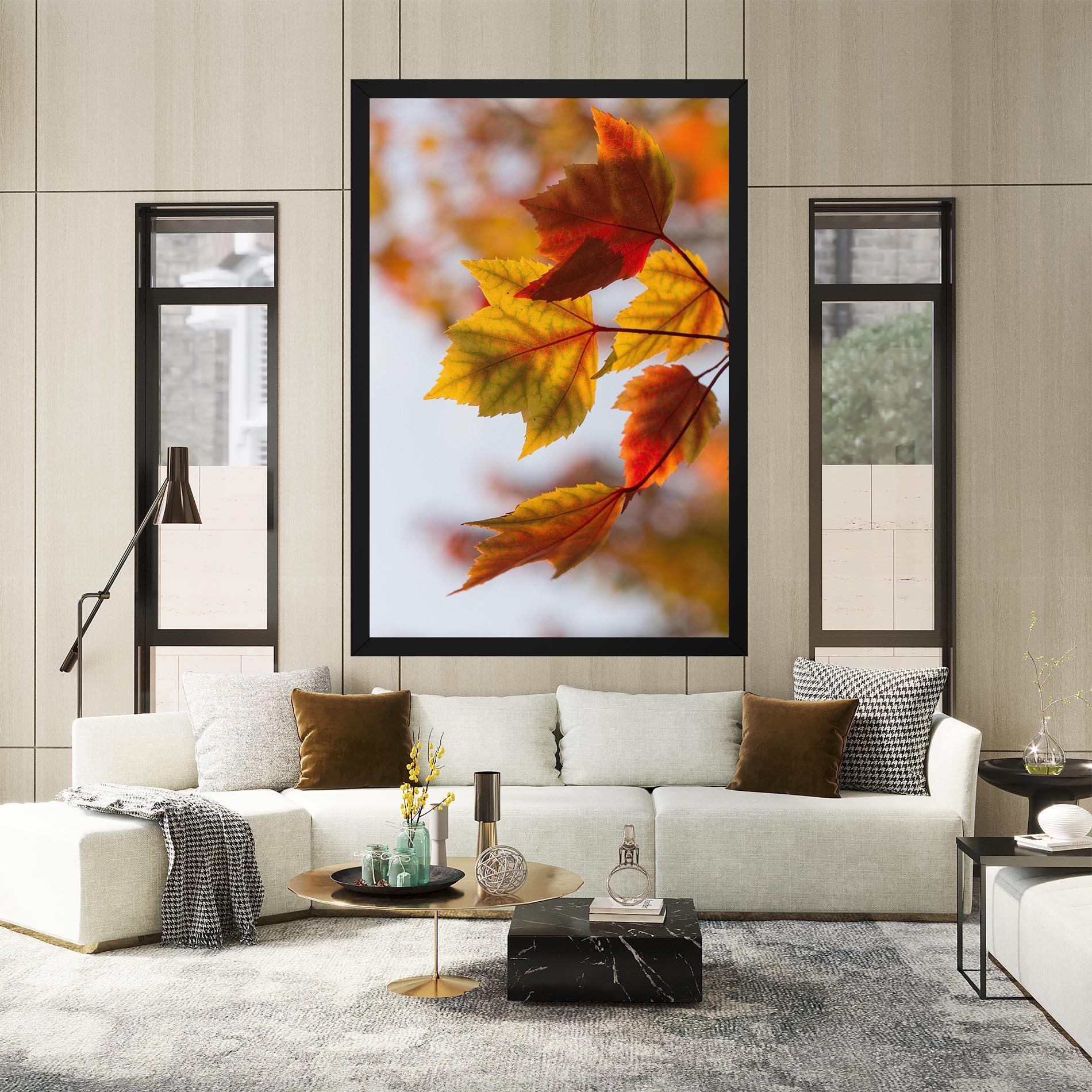 Tablou Canvas Red Yellow Autumn mockup 2