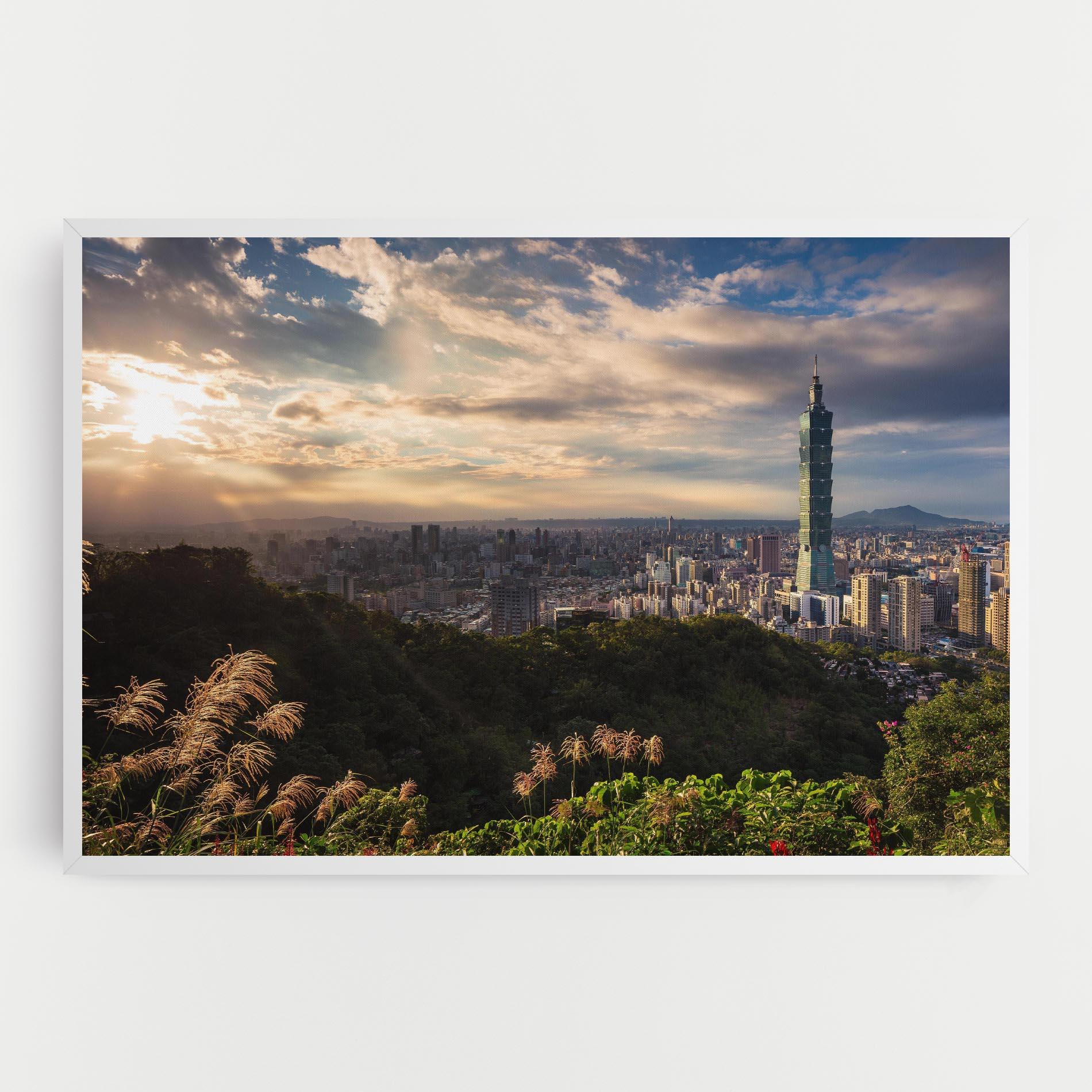 Tablou Canvas Big Building Daylight mockup 0