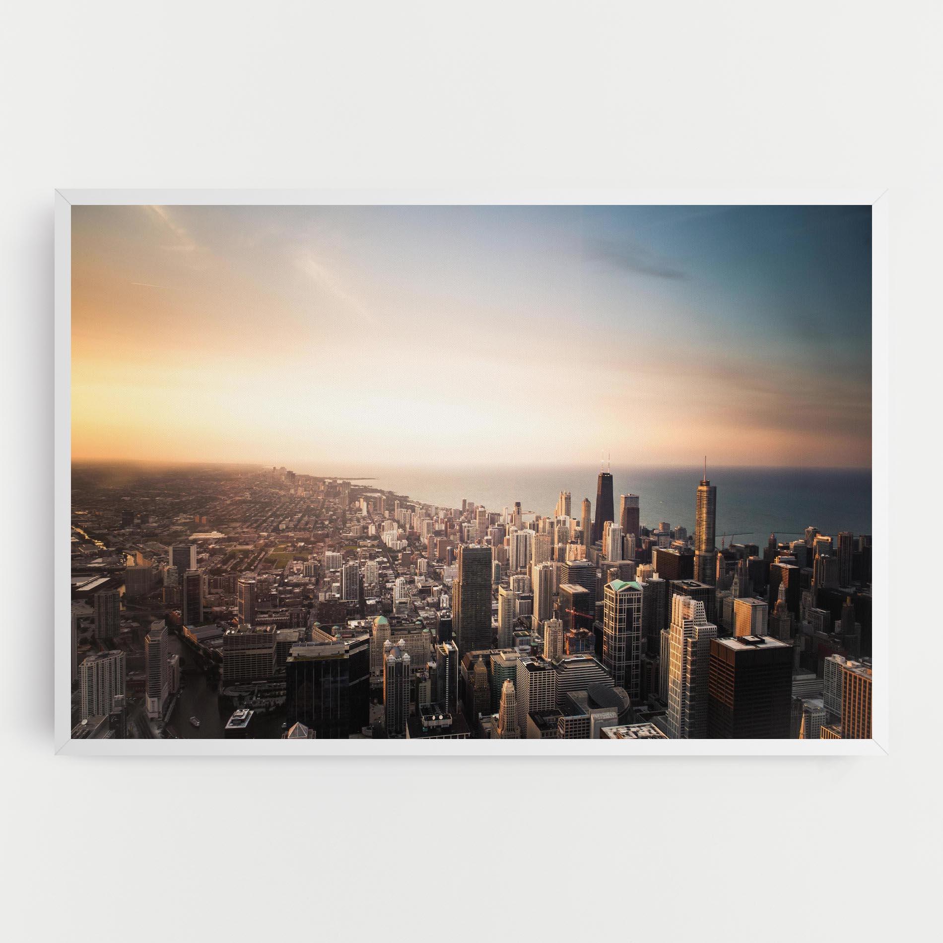 Tablou Canvas City Buildings mockup 0