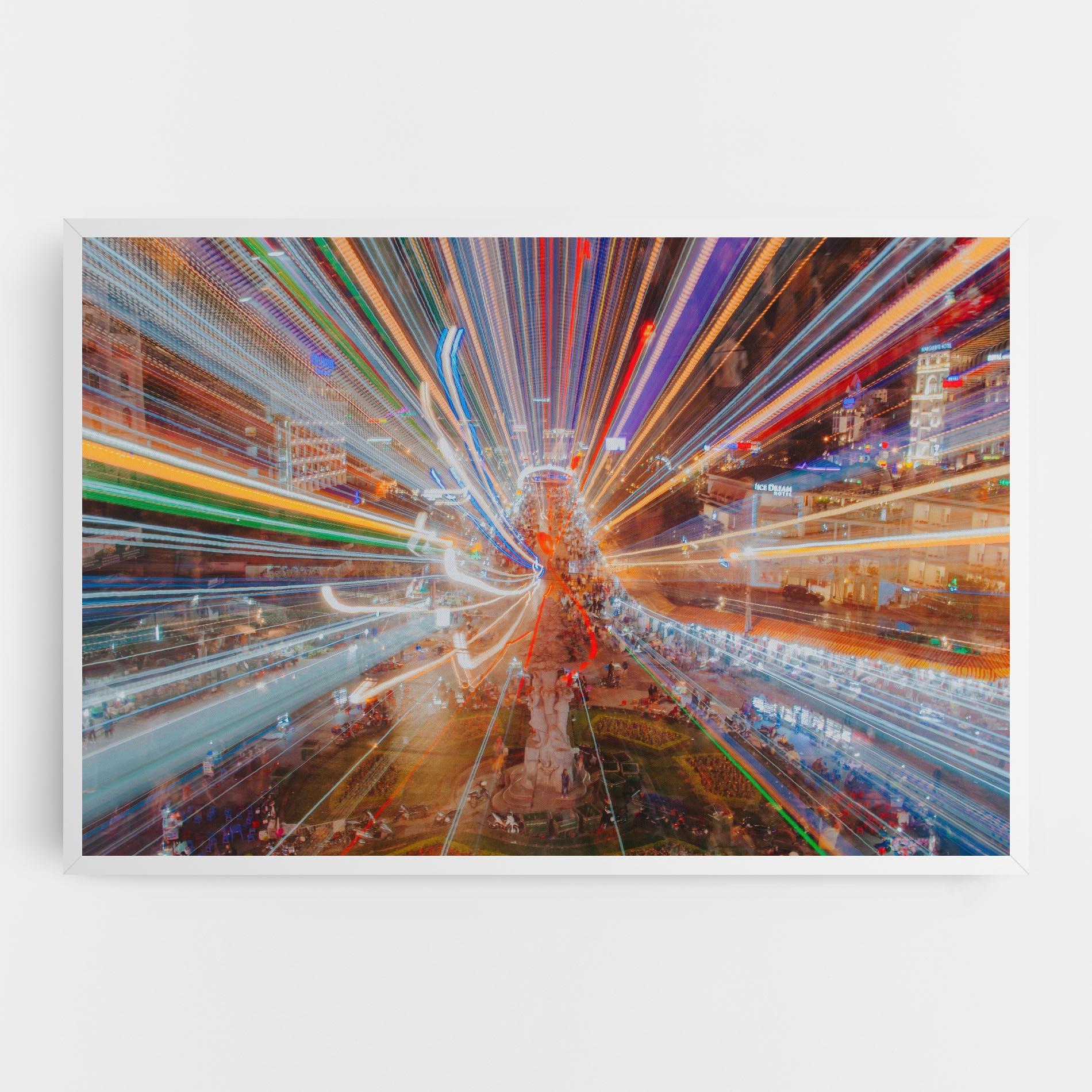 Tablou Canvas Colorful Light City mockup 0