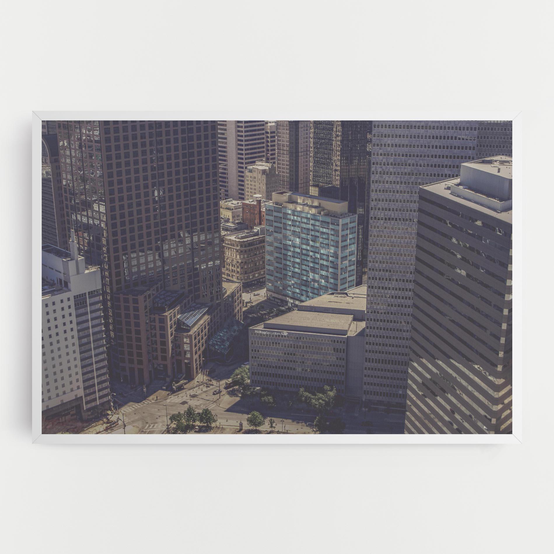 Tablou Canvas Cream Light Building mockup 0