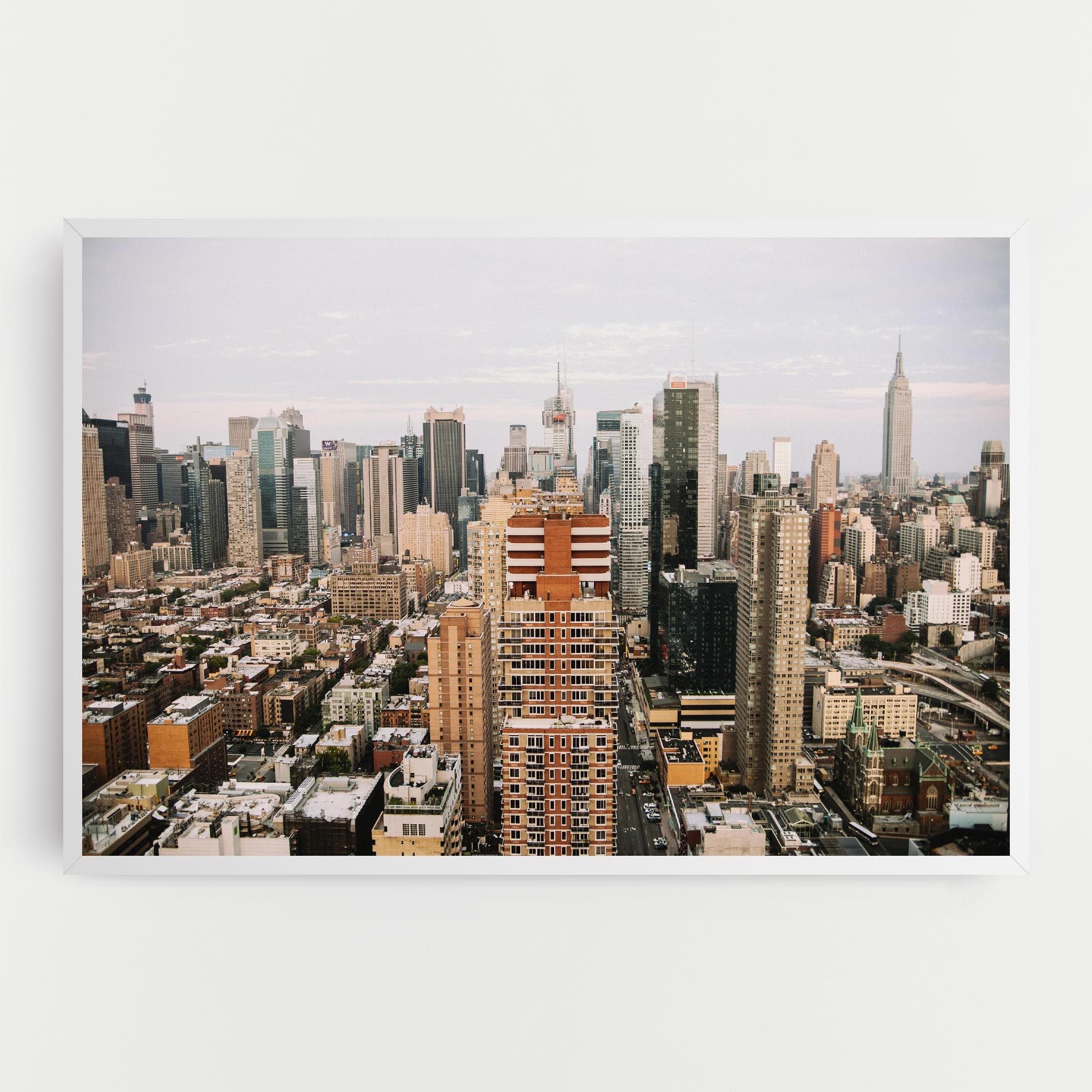 Cream Orange Building mockup 0