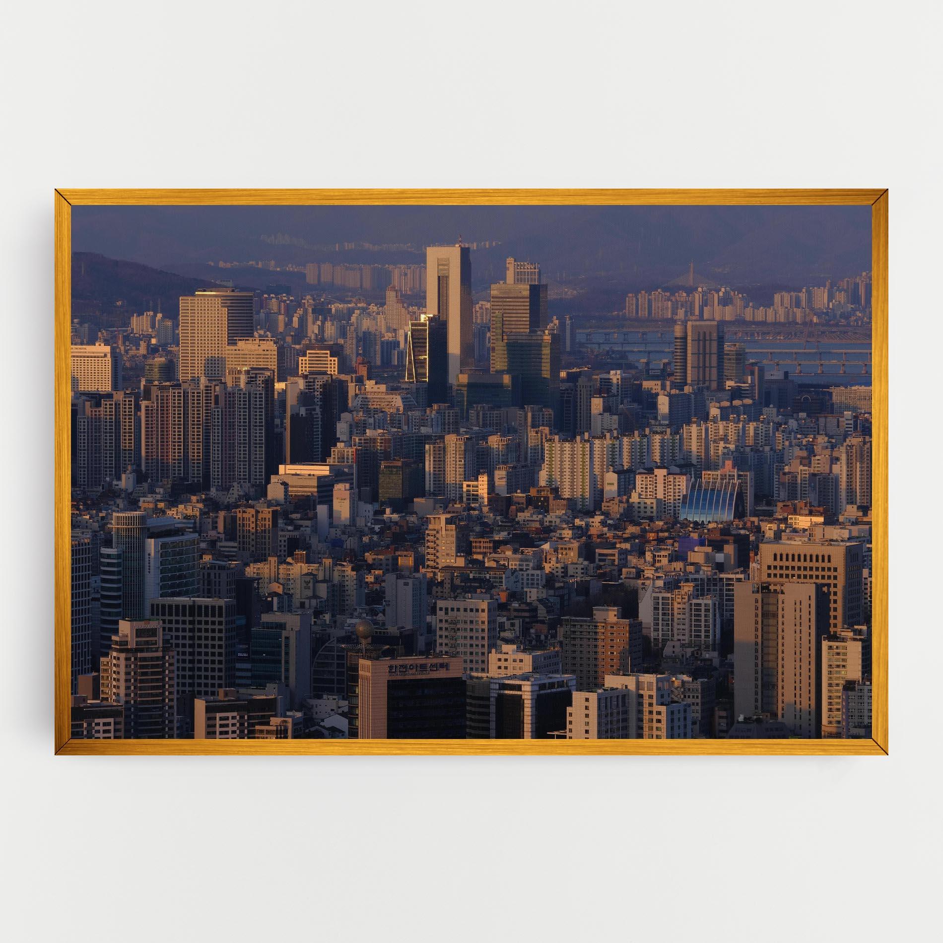 Tablou Canvas Big City mockup 0
