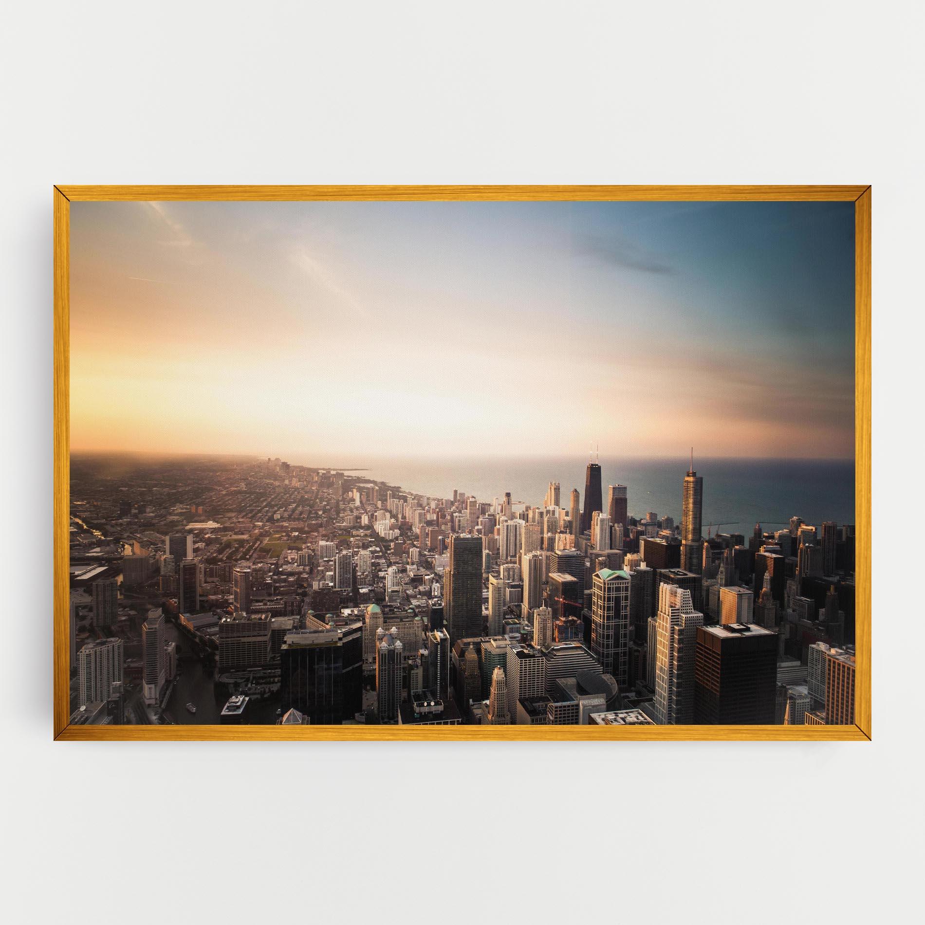 Tablou Canvas City Buildings mockup 0