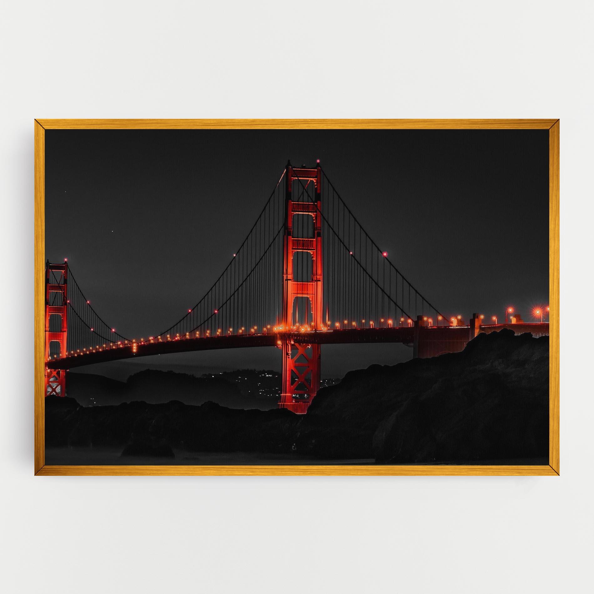 Tablou Canvas Golden Gate Bridge mockup 0
