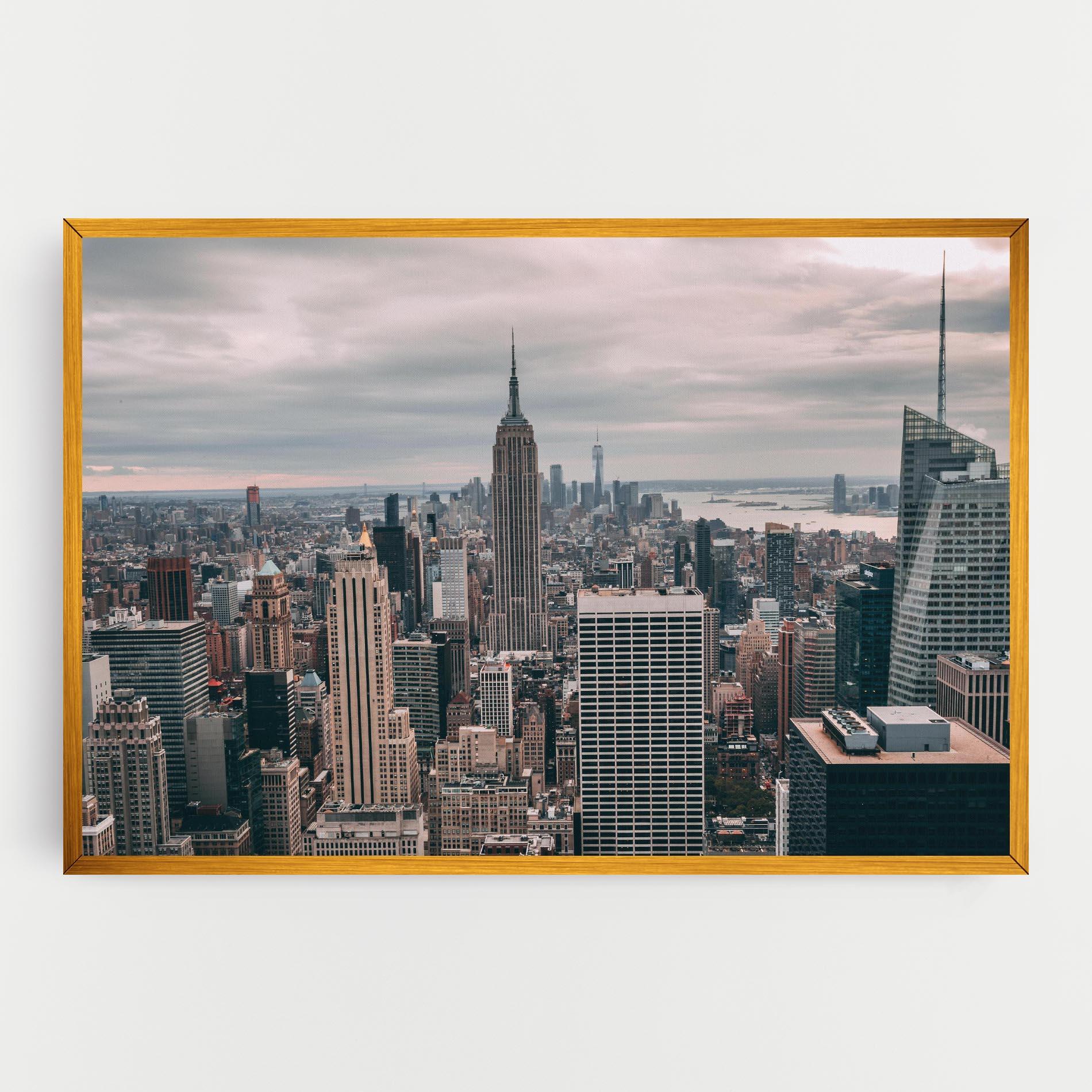 Tablou Canvas High View Building mockup 0