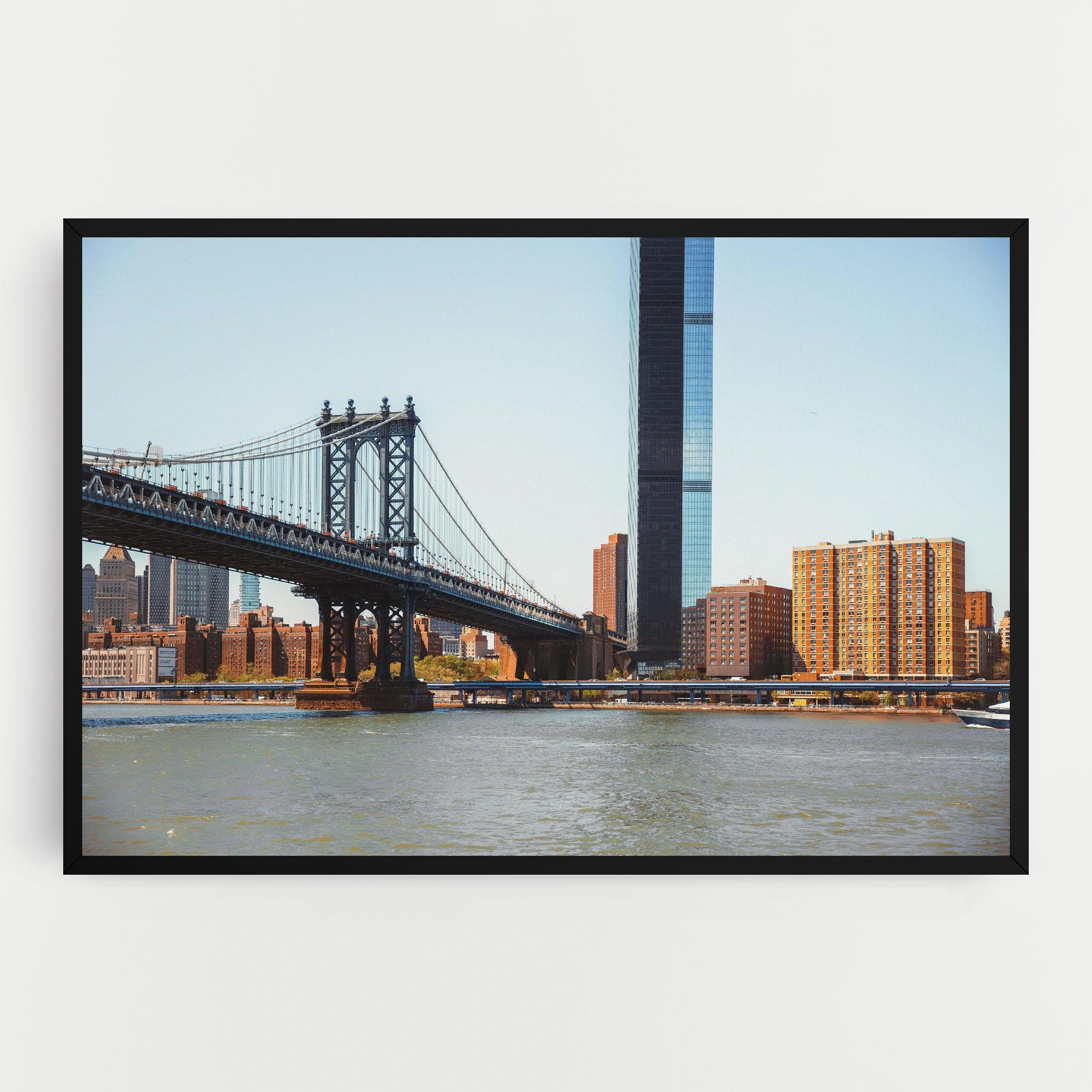Tablou Canvas Big City Bridge mockup 0