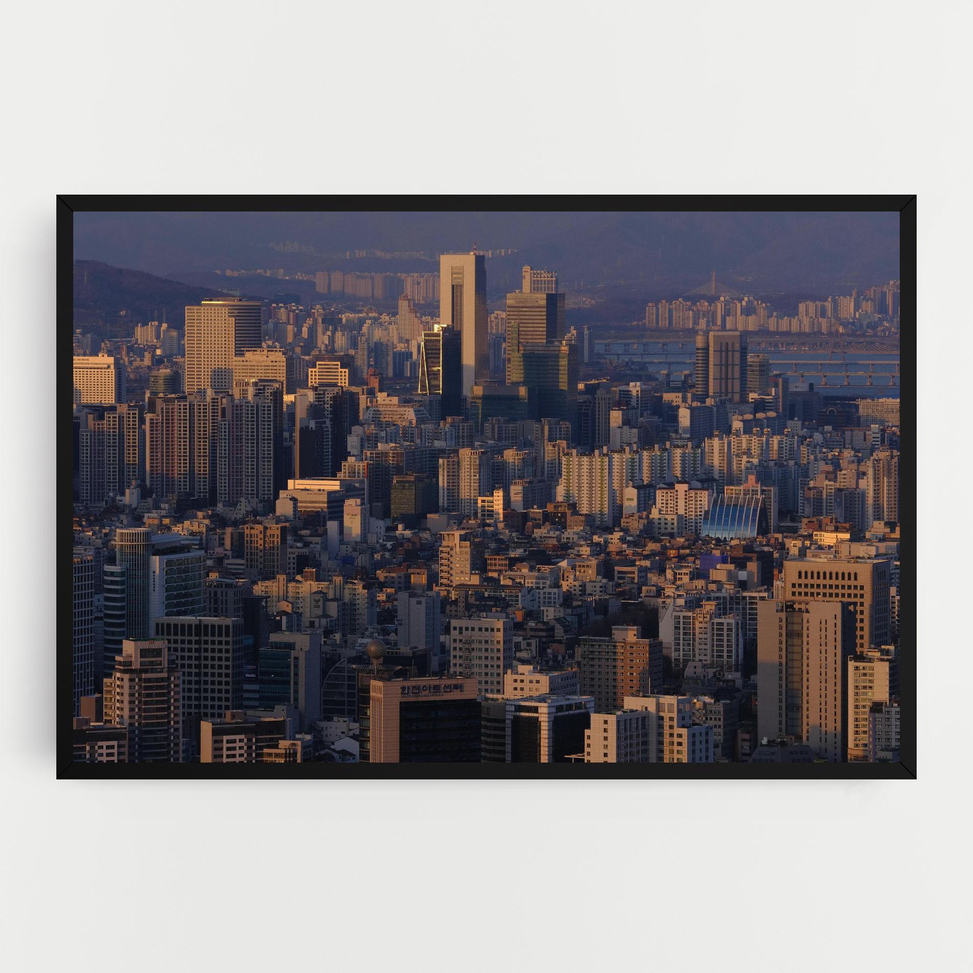 Tablou Canvas Big City mockup 0