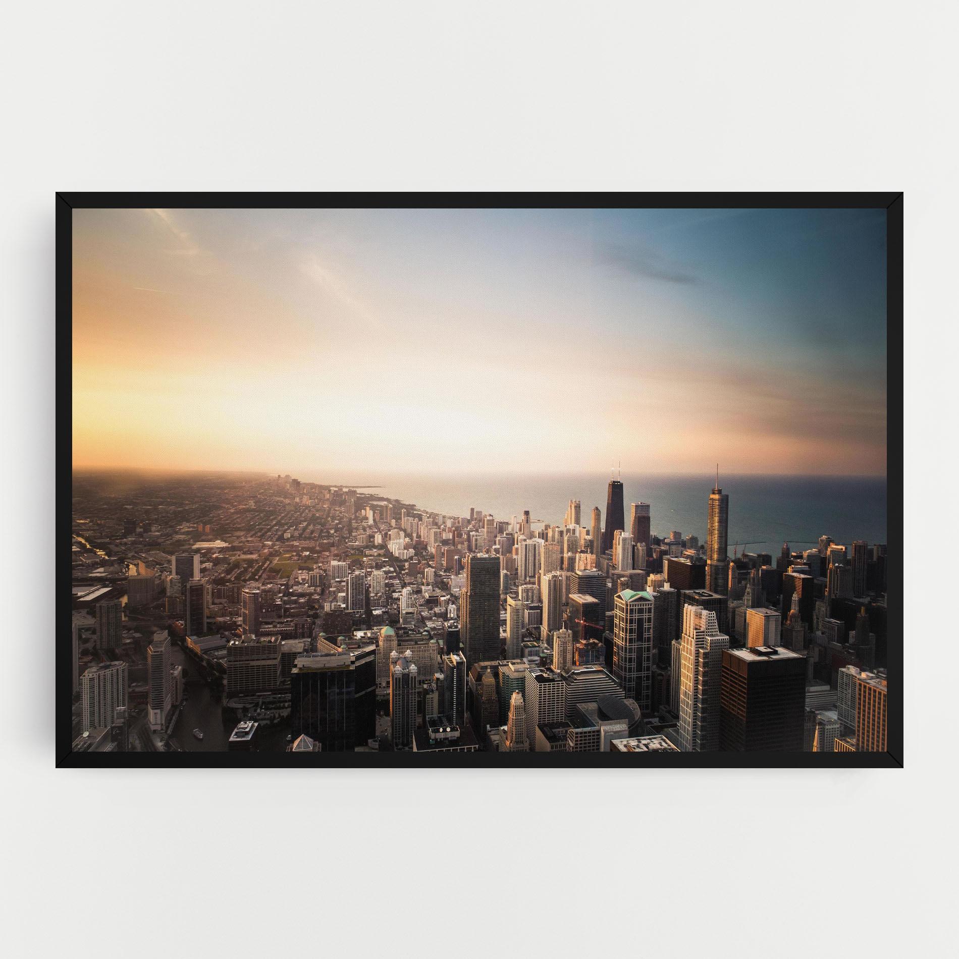 Tablou Canvas City Buildings mockup 0