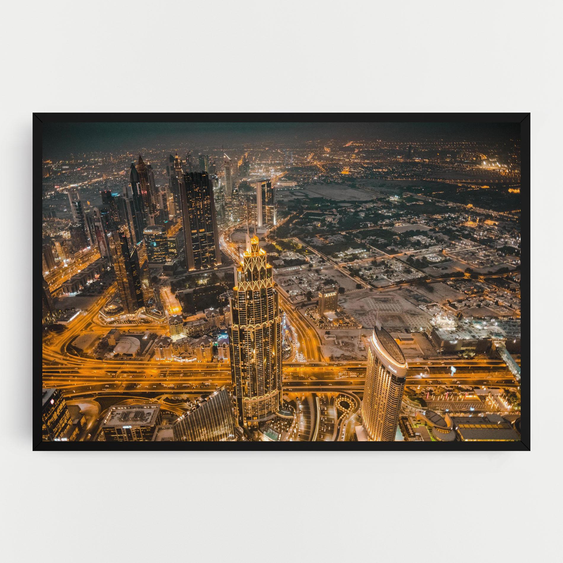 Tablou Canvas Dubai Lights mockup 0