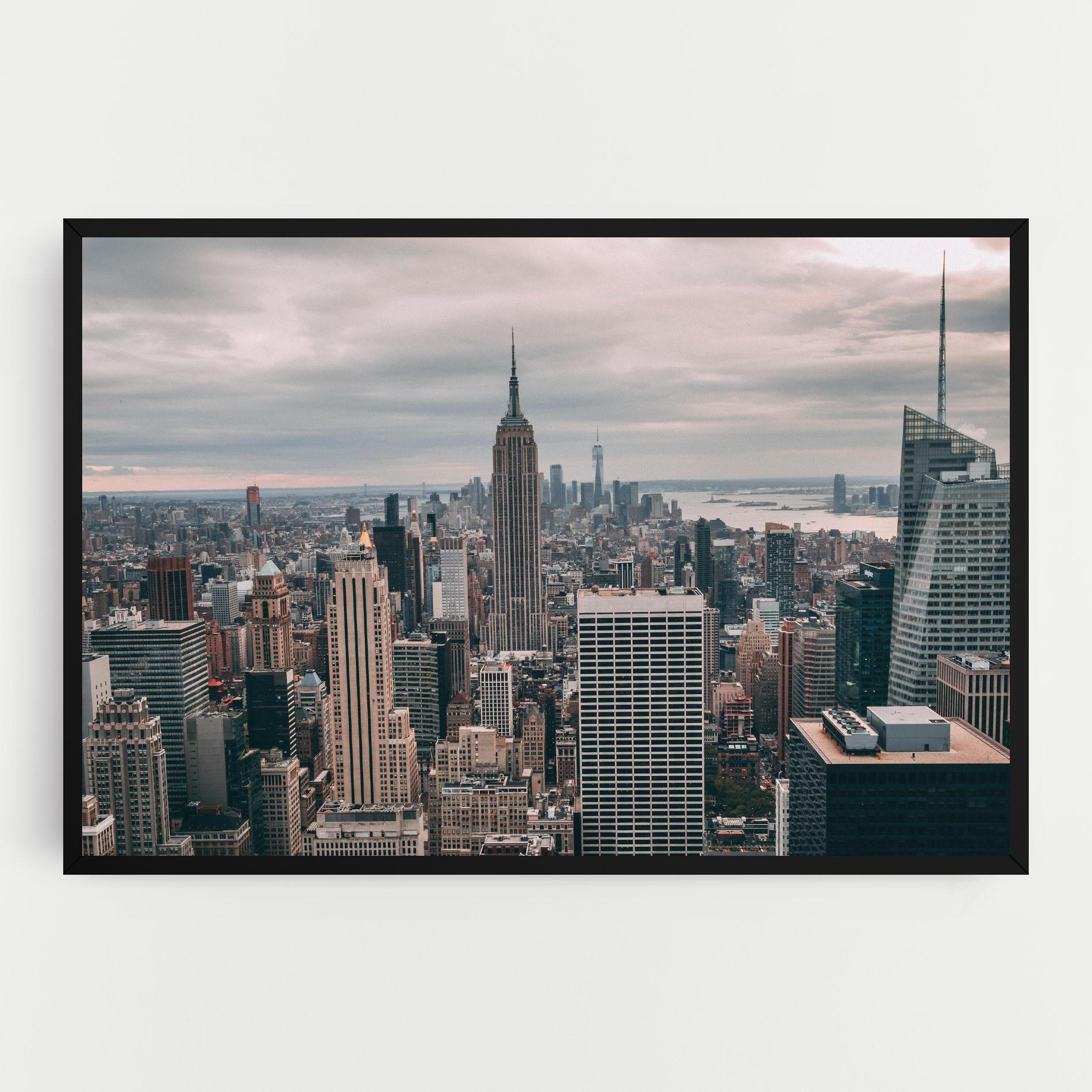 Tablou Canvas High View Building mockup 0