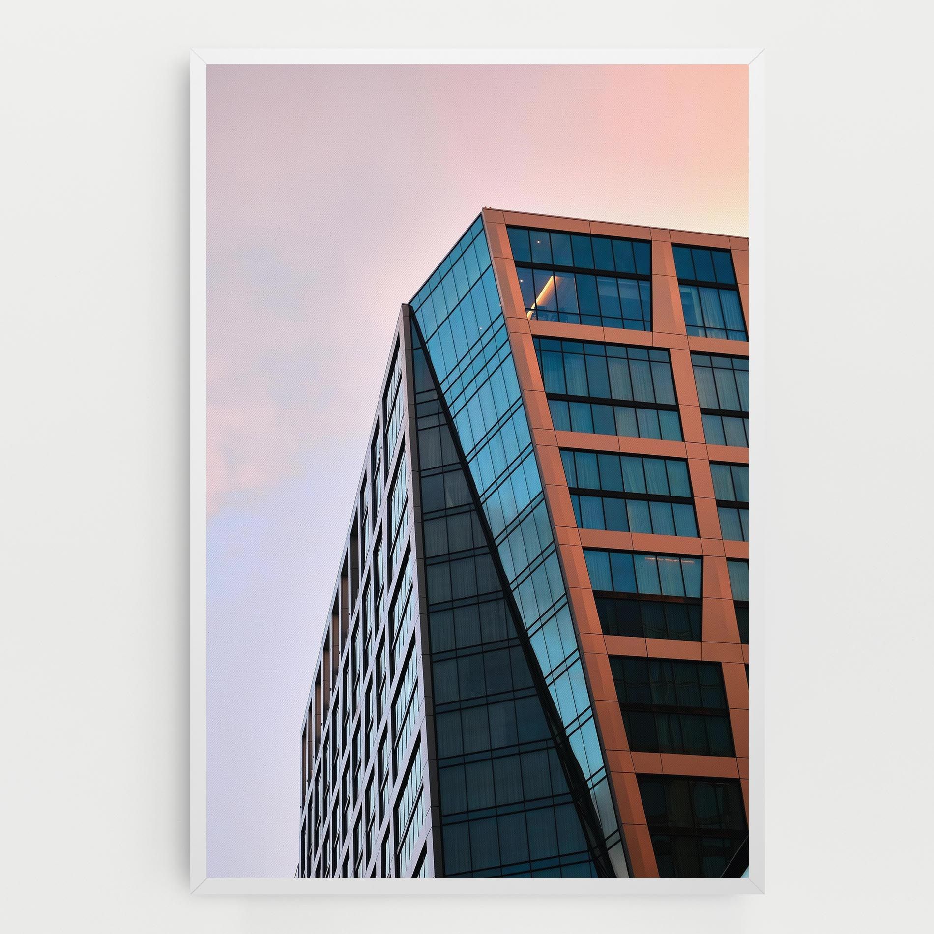 Blue Glass Building mockup 0