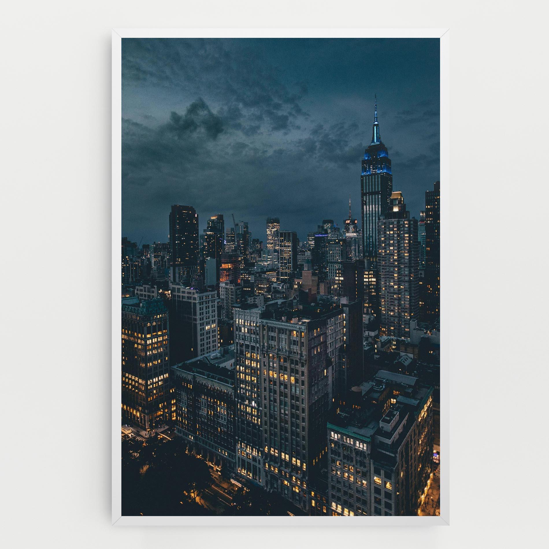 Tablou Canvas City Night mockup 0