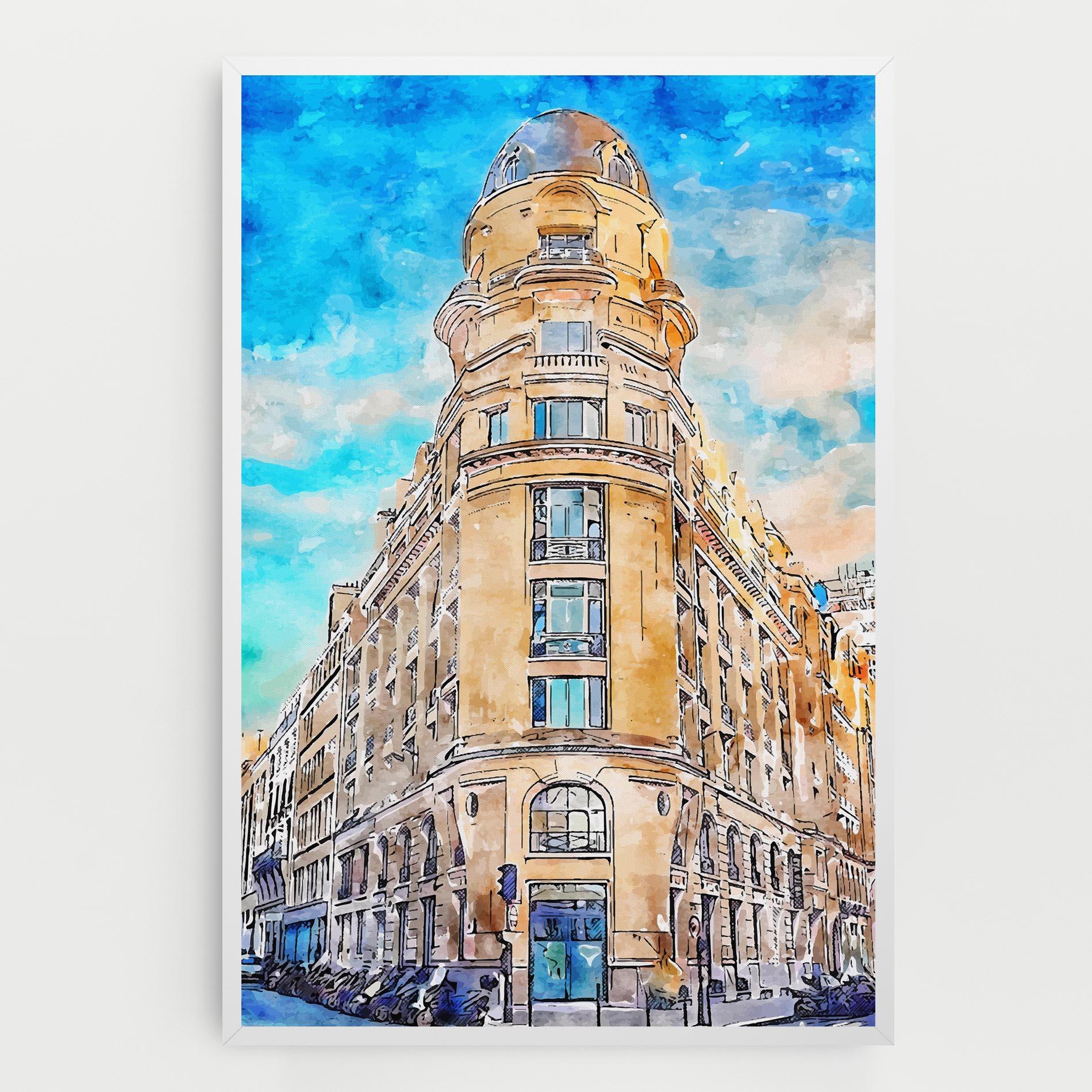Tablou Canvas Paris Painting mockup 0