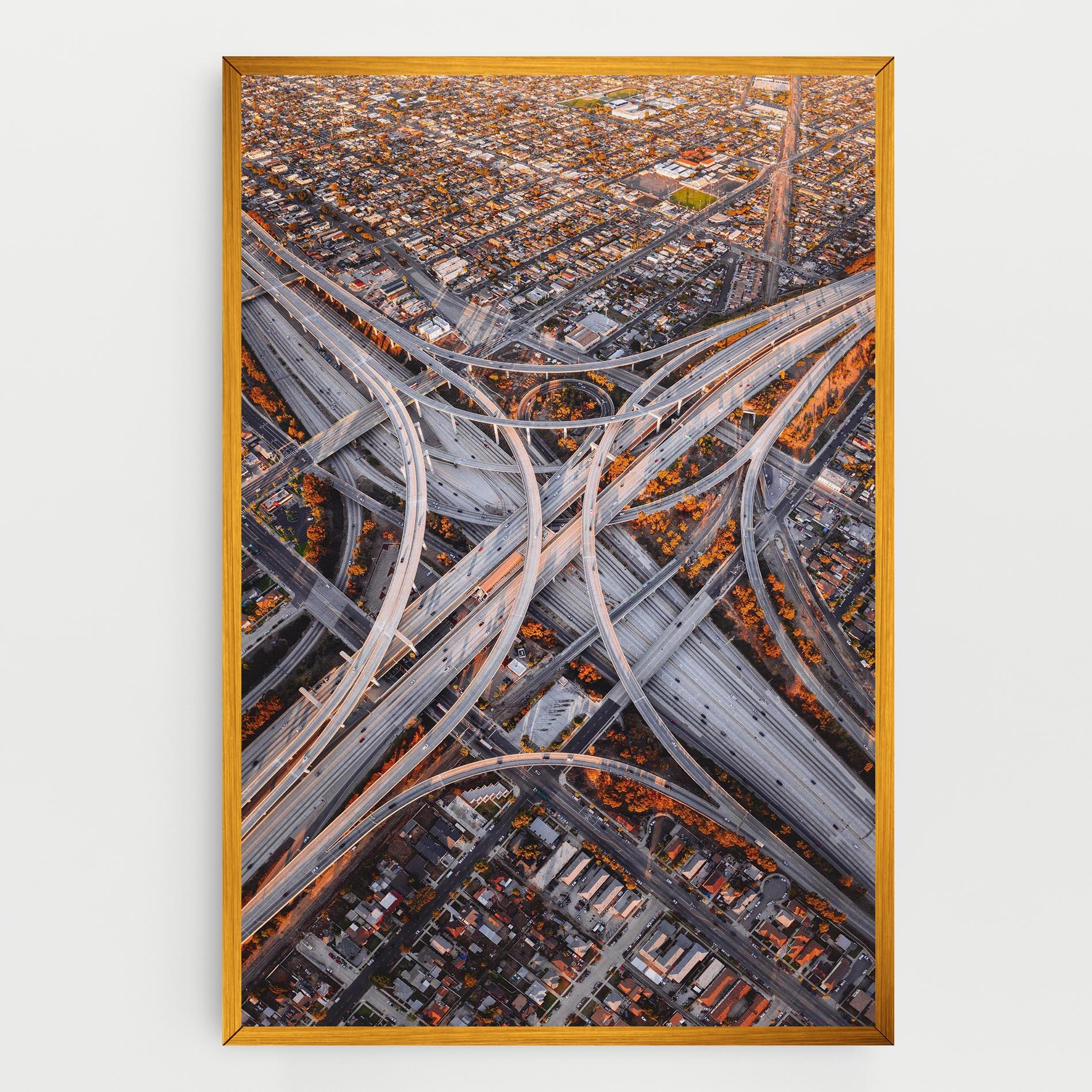 Tablou Canvas Big Road City mockup 0