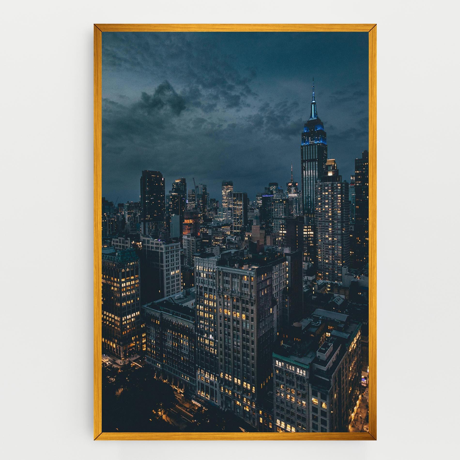 Tablou Canvas City Night mockup 0