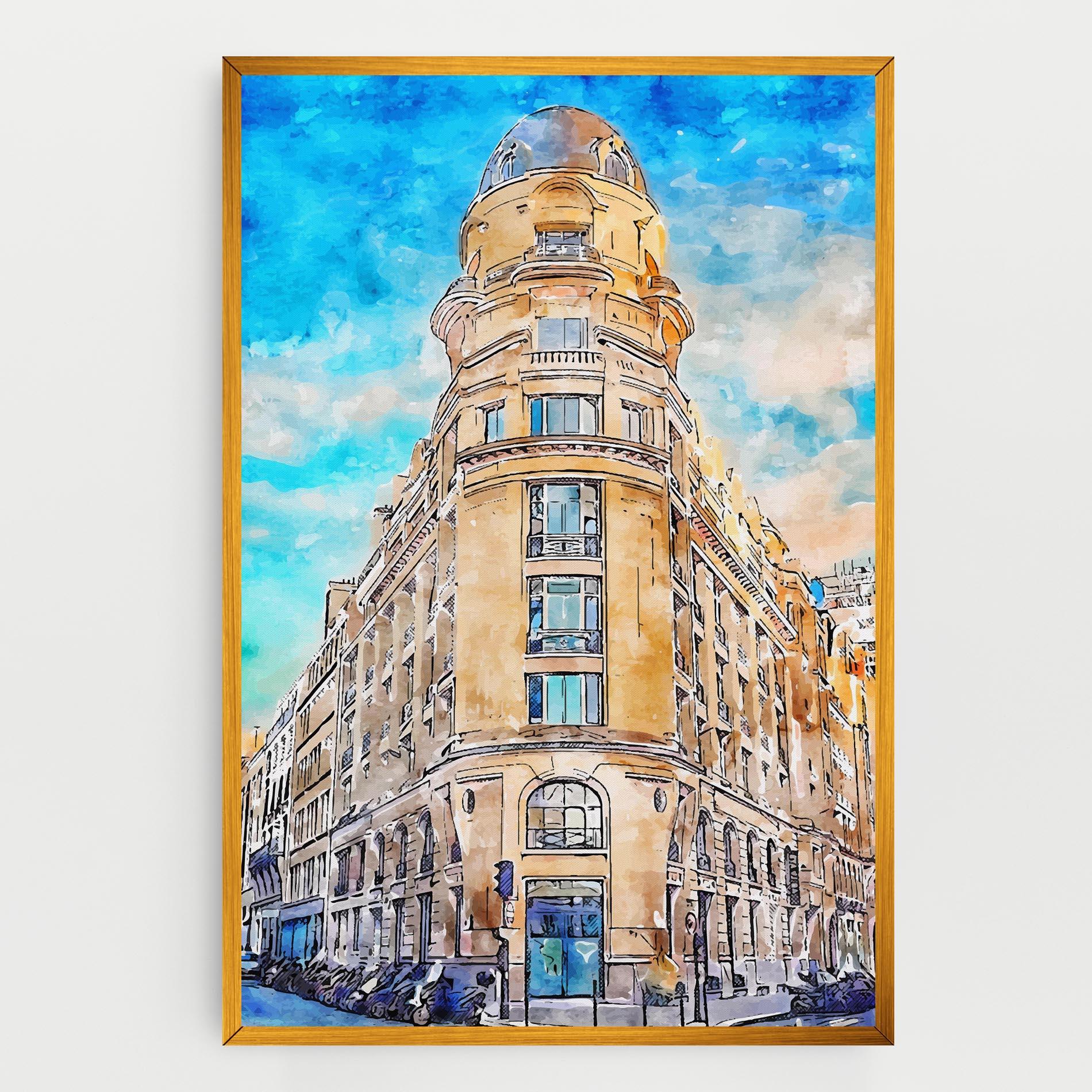 Tablou Canvas Paris Painting mockup 0