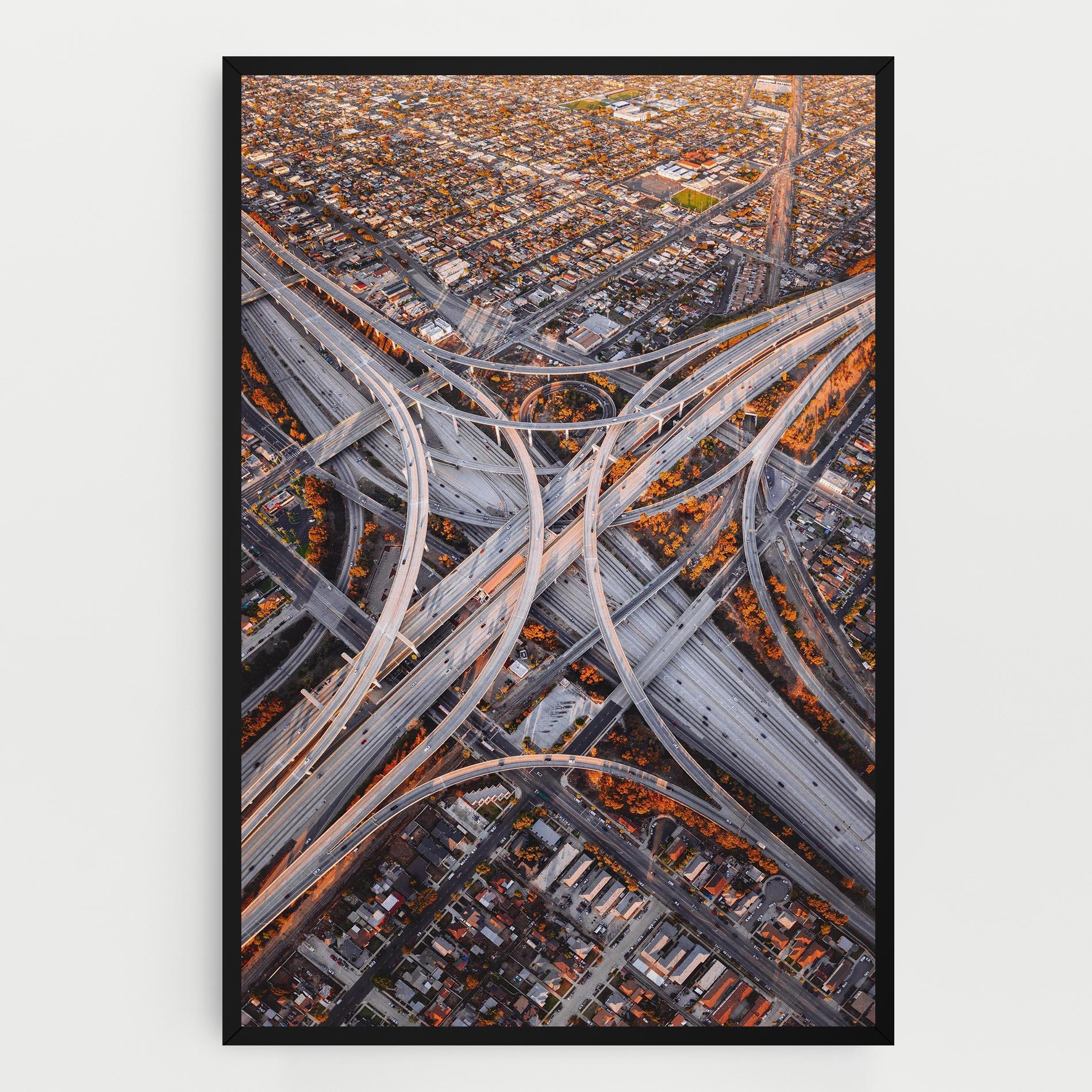 Tablou Canvas Big Road City mockup 0