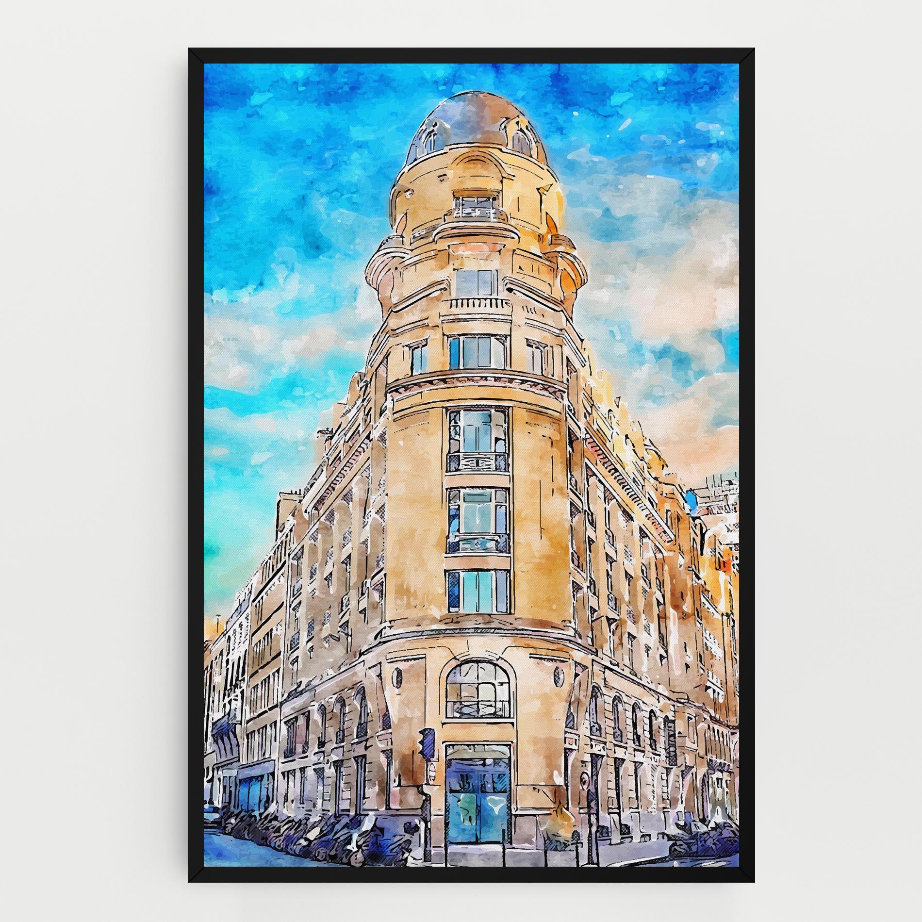 Tablou Canvas Paris Painting mockup 0
