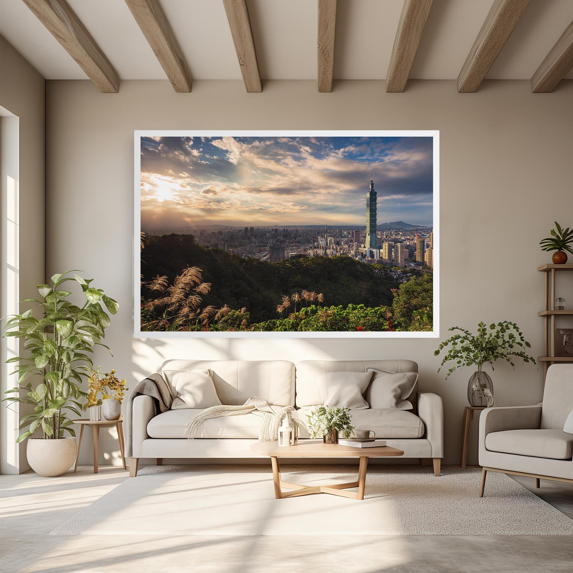 Tablou Canvas Big Building Daylight mockup 6