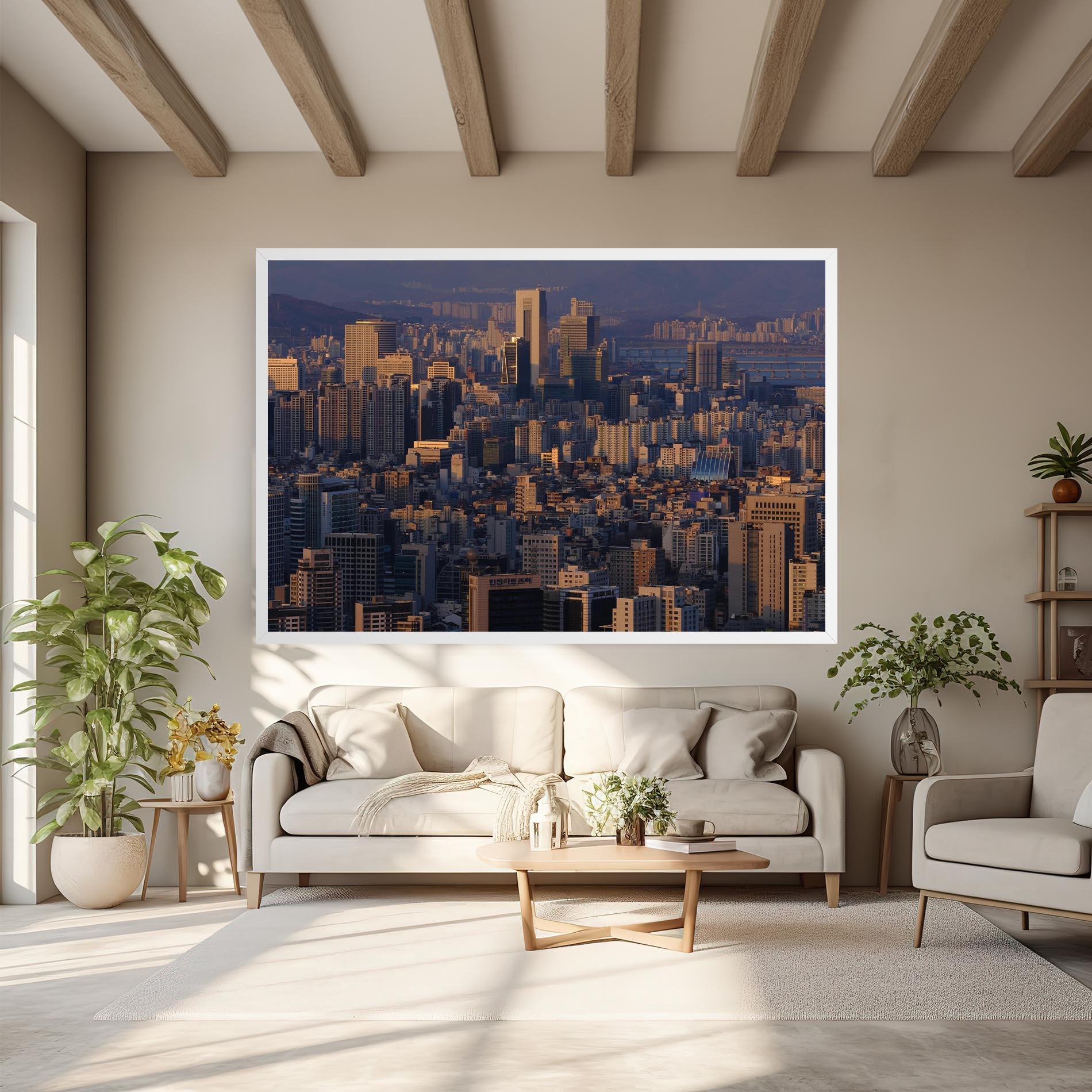 Tablou Canvas Big City mockup 6