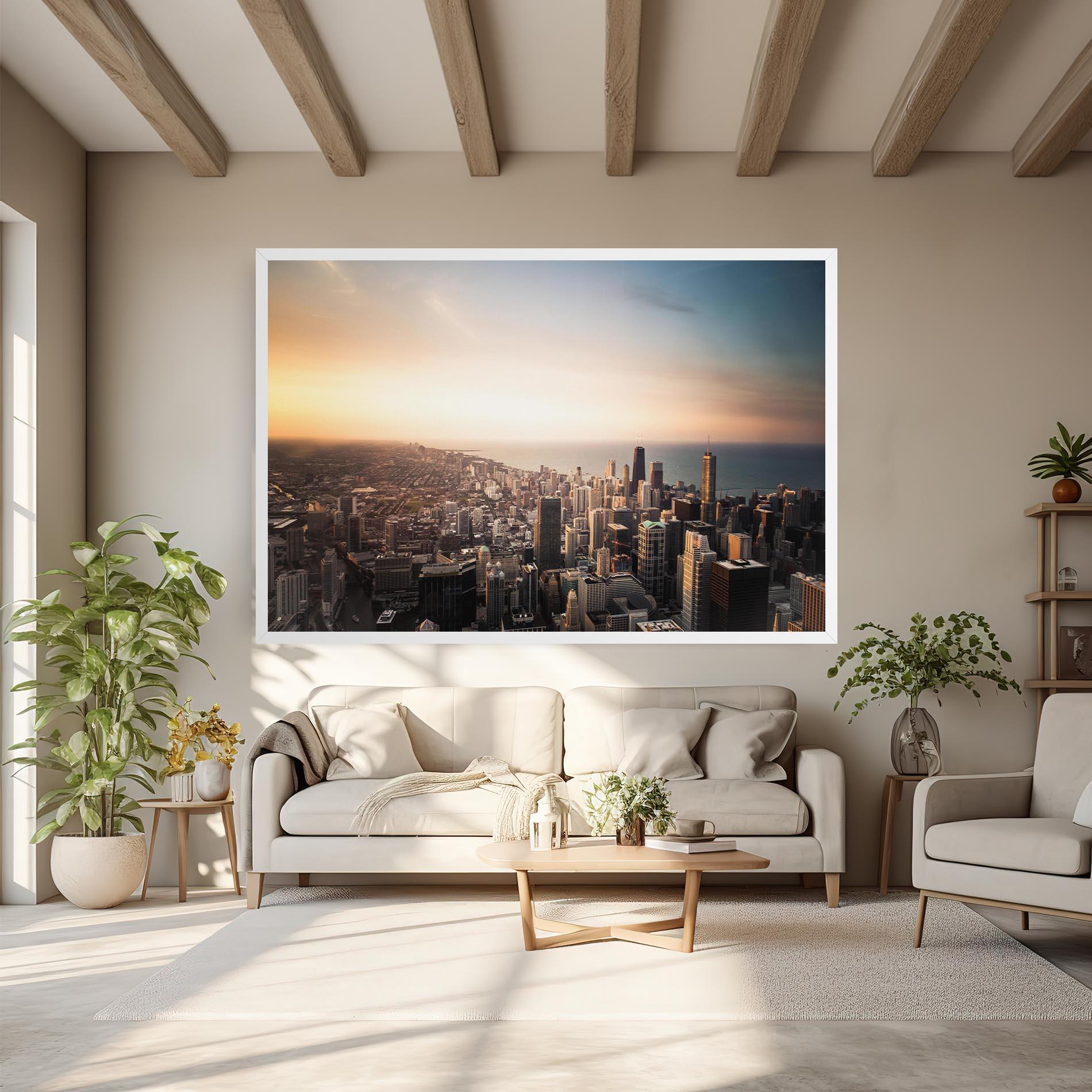 Tablou Canvas City Buildings mockup 6