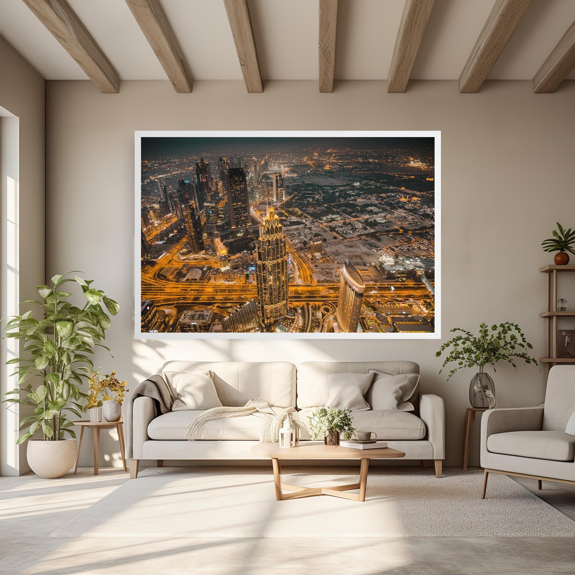 Tablou Canvas Dubai Lights mockup 6