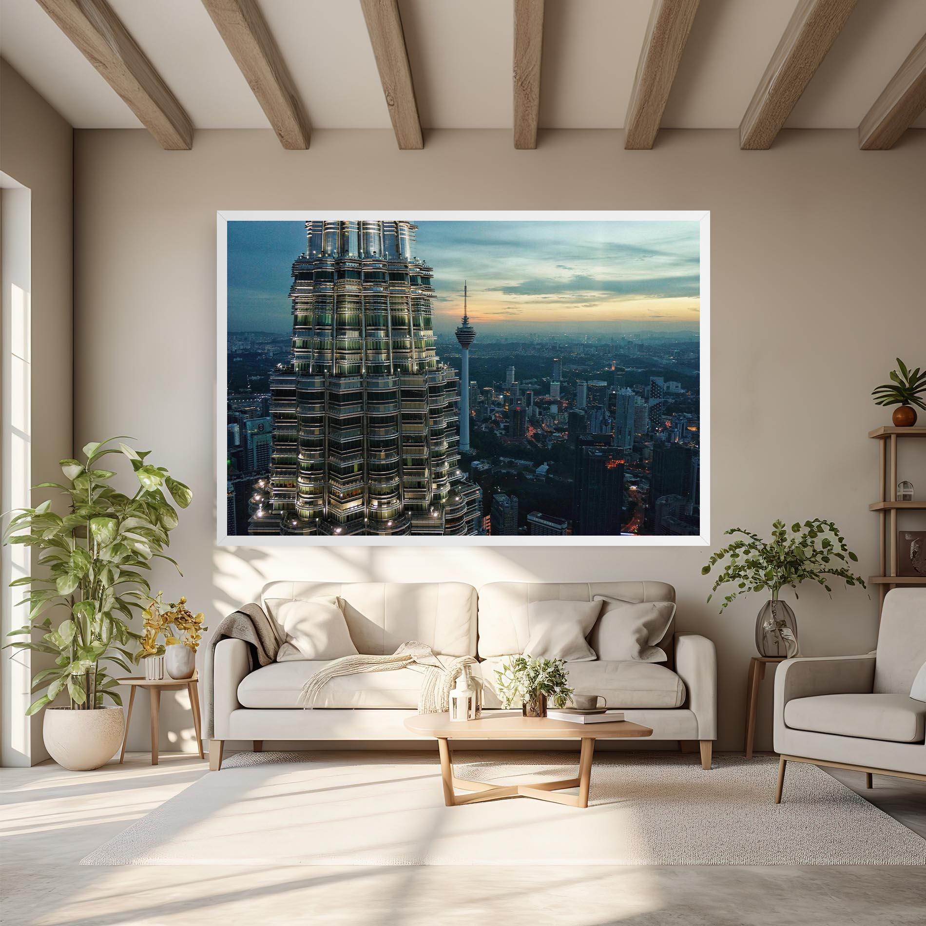 Tablou Canvas Hight Tower View mockup 6