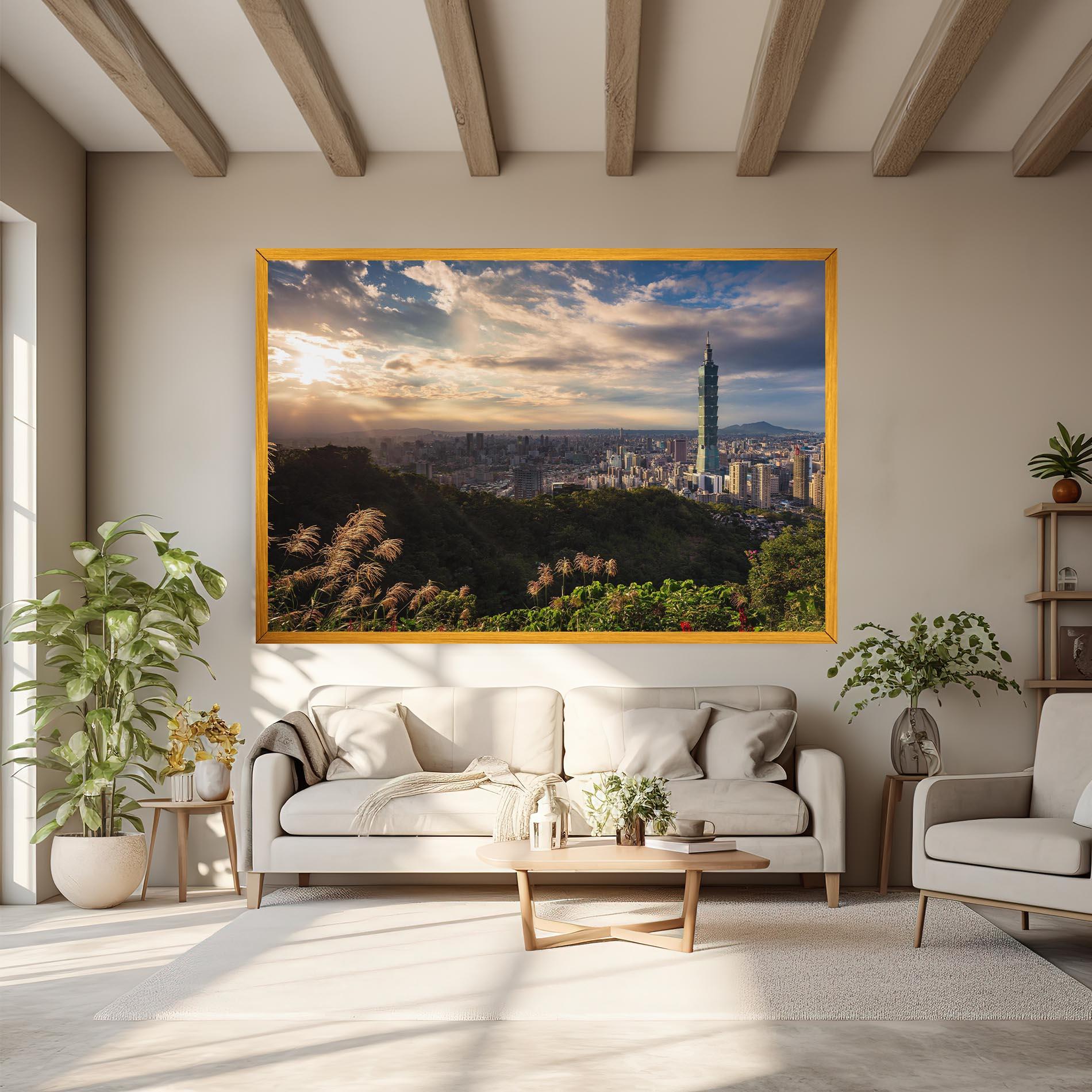 Tablou Canvas Big Building Daylight mockup 6