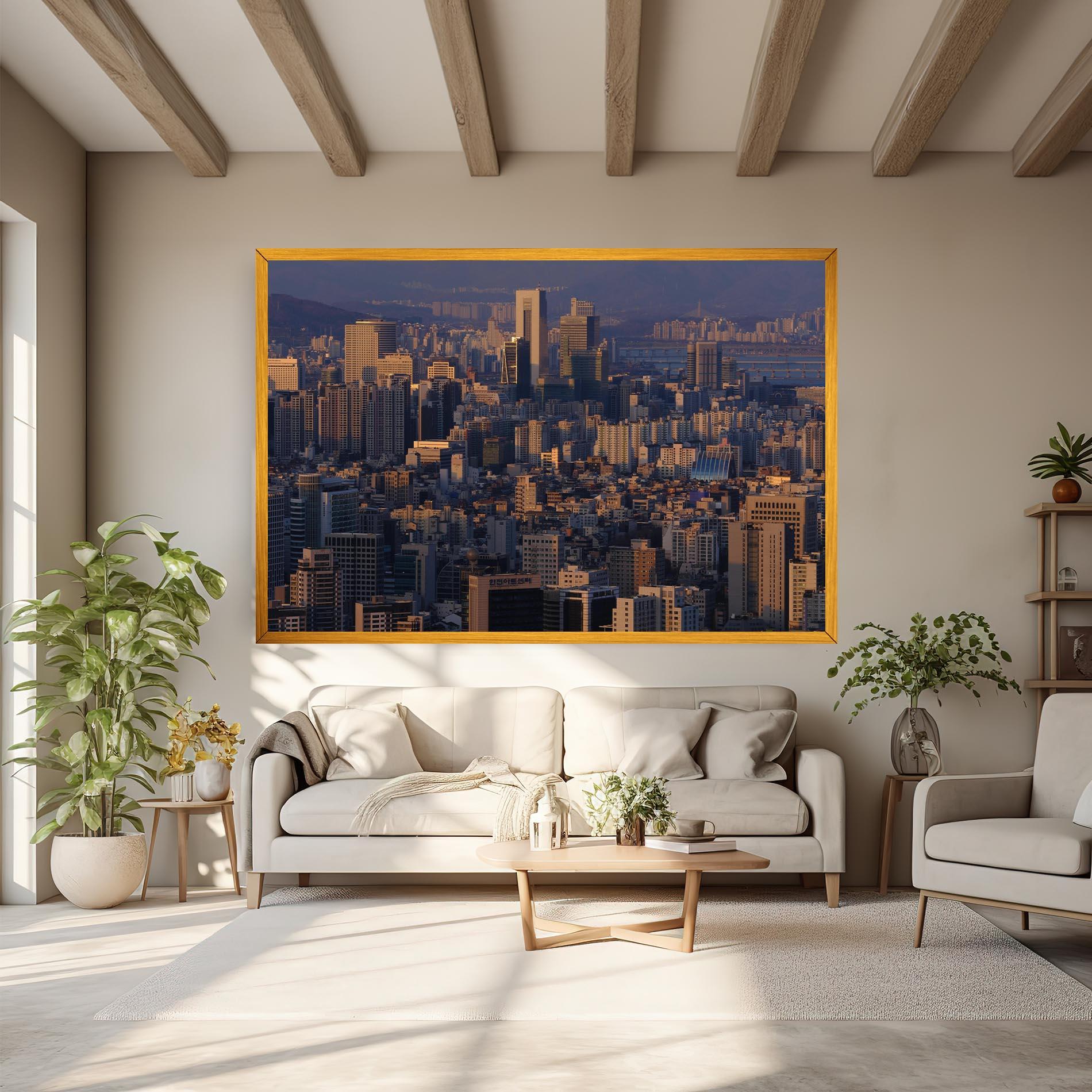 Tablou Canvas Big City mockup 6