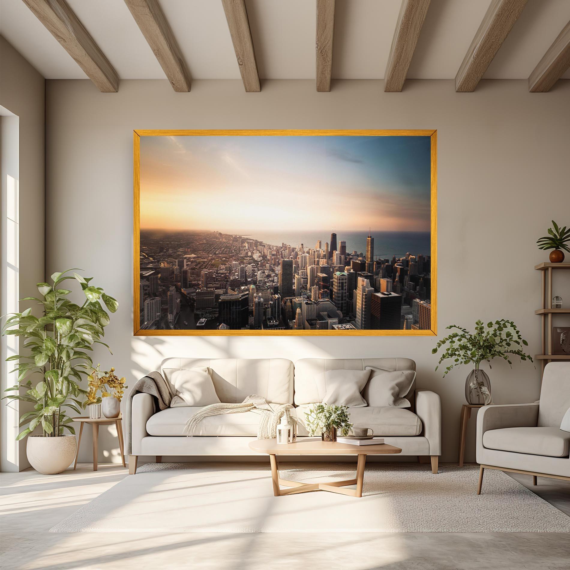 Tablou Canvas City Buildings mockup 6