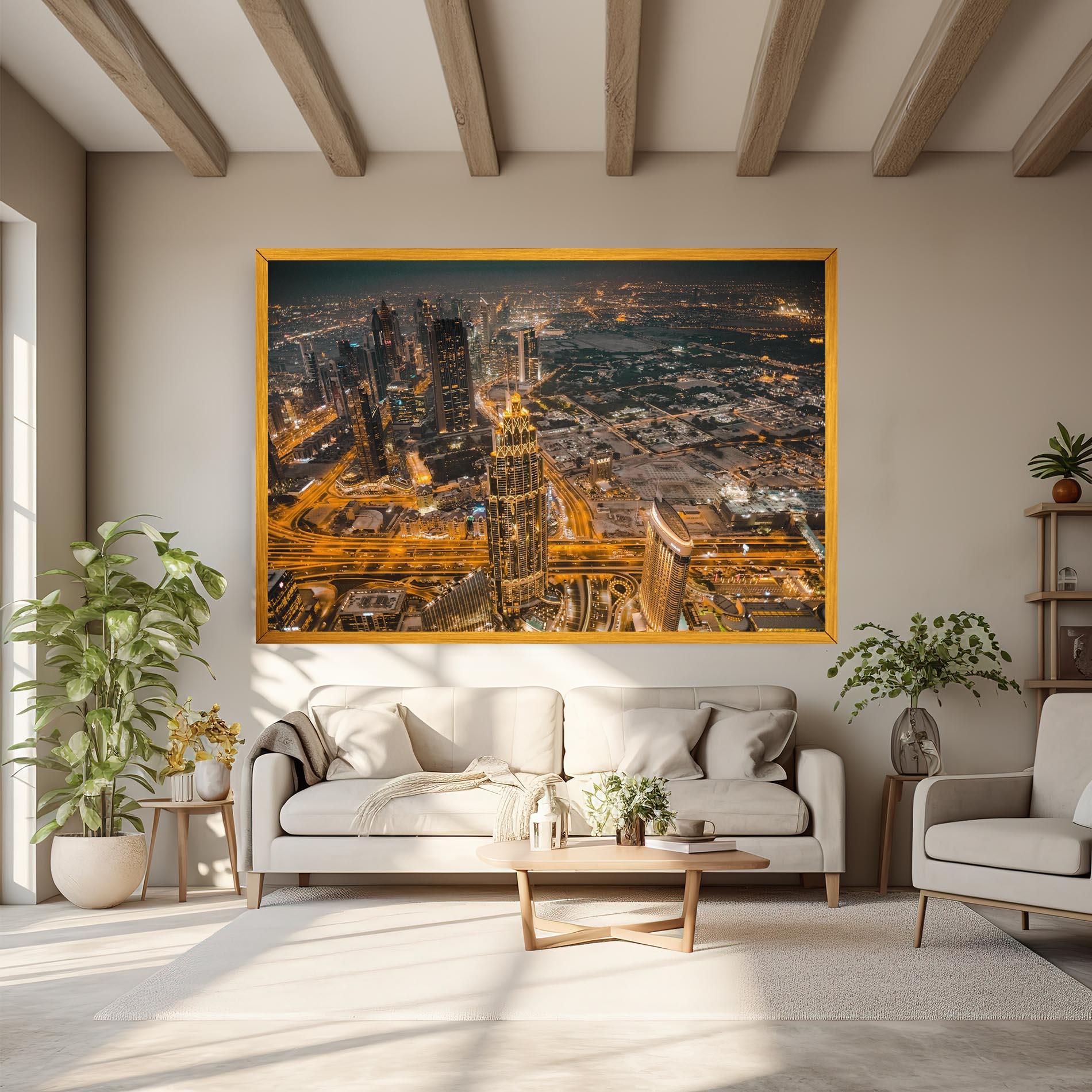 Tablou Canvas Dubai Lights mockup 6