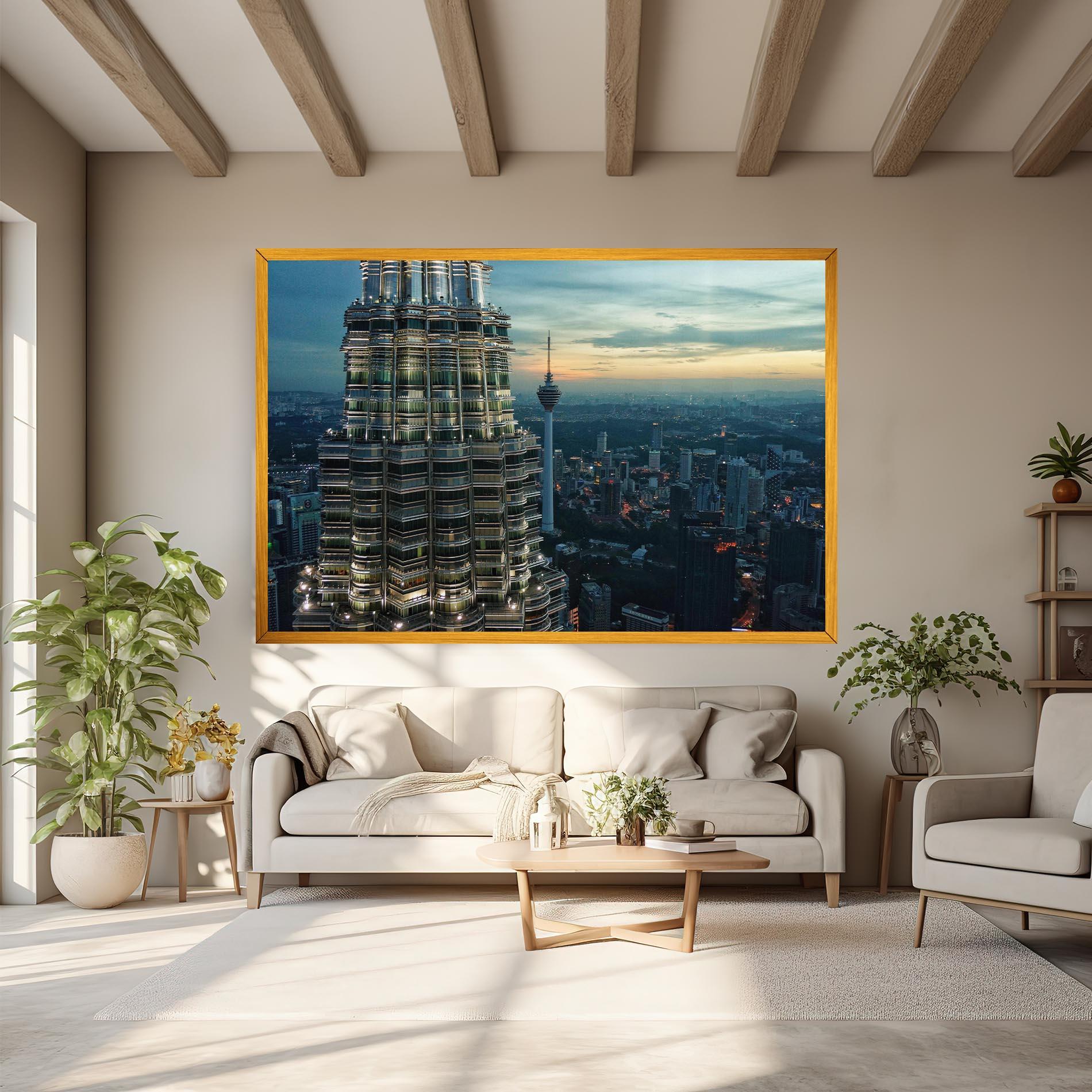Tablou Canvas Hight Tower View mockup 6