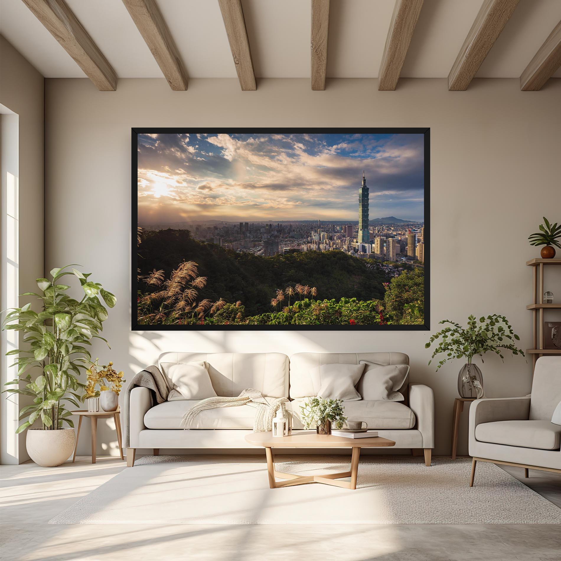 Tablou Canvas Big Building Daylight mockup 6