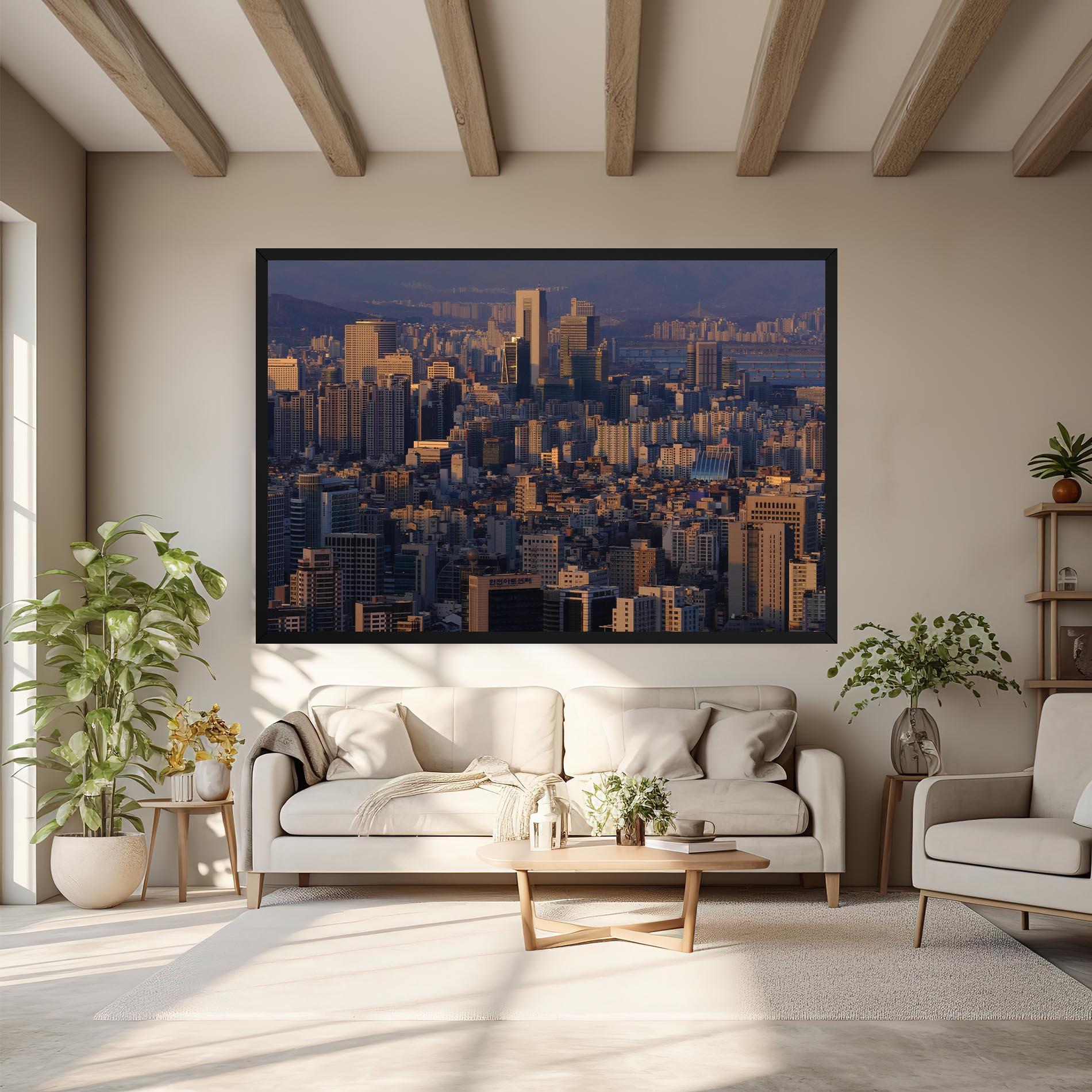 Tablou Canvas Big City mockup 6