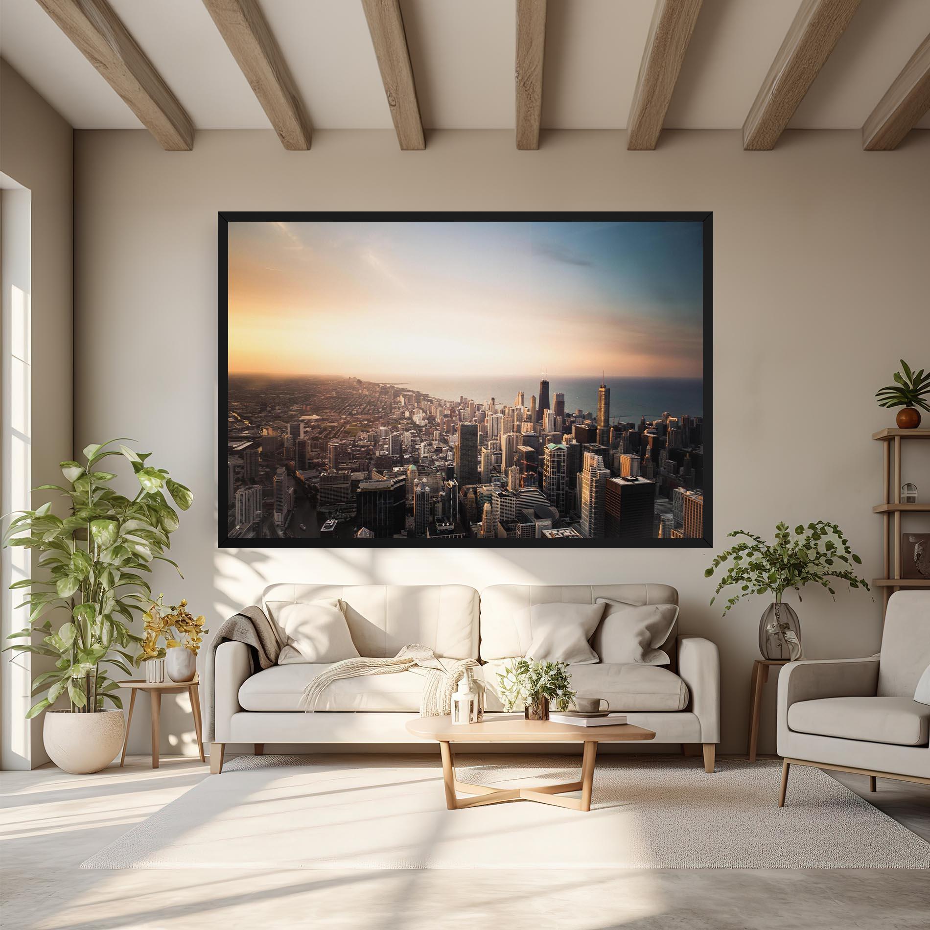 Tablou Canvas City Buildings mockup 6