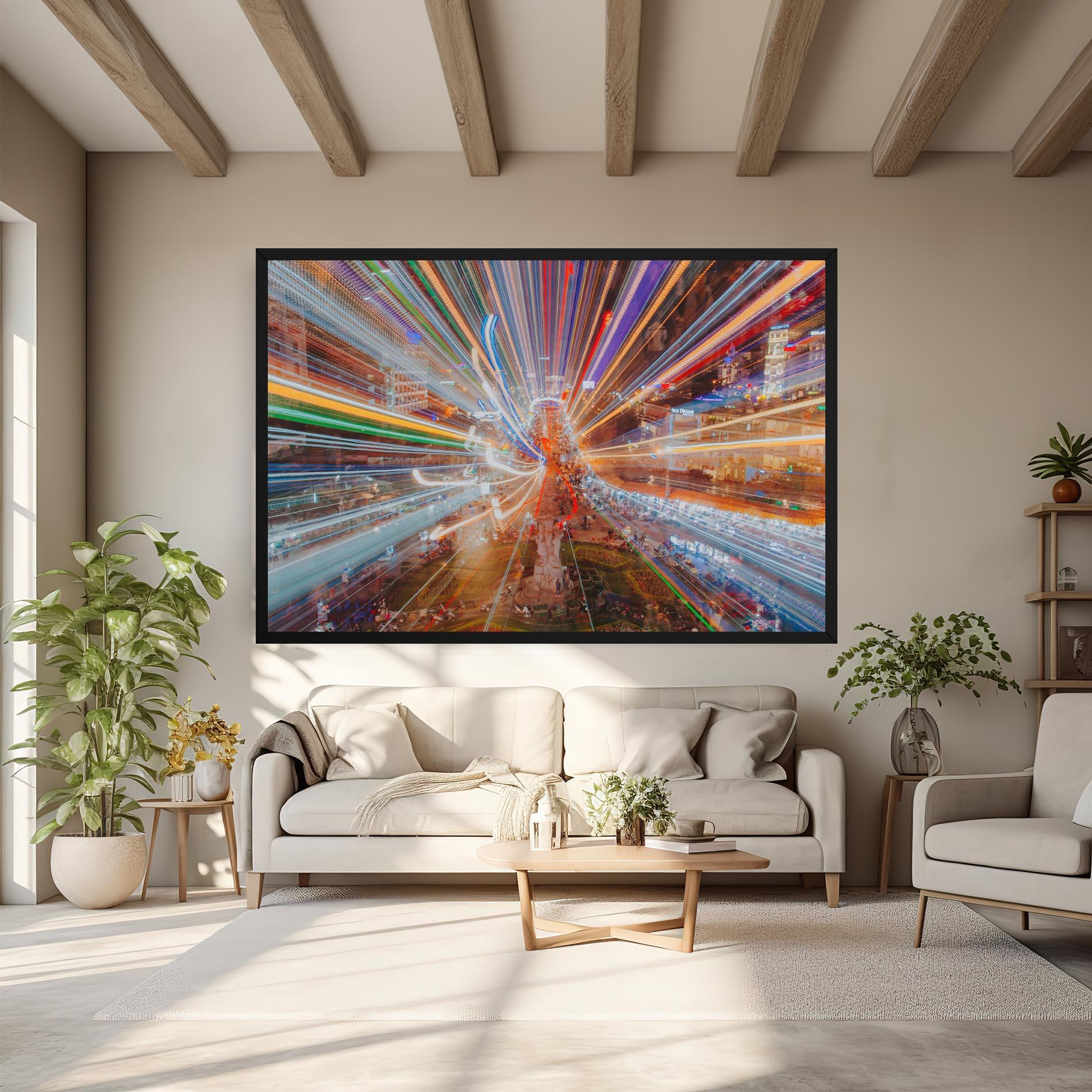 Tablou Canvas Colorful Light City mockup 6