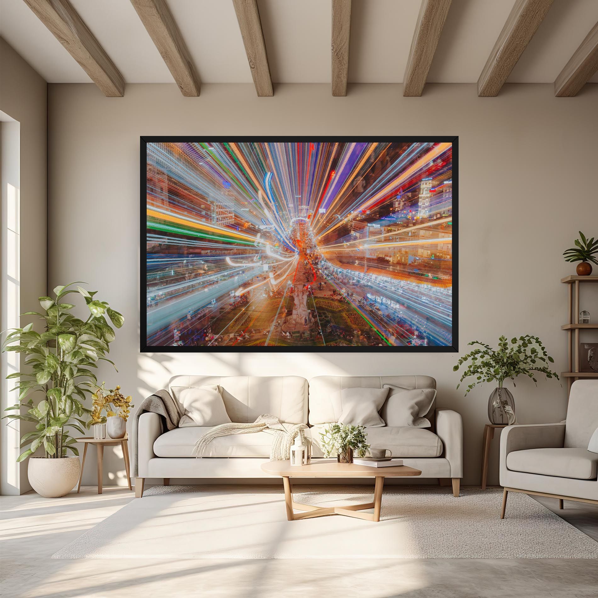 Colorful Light City mockup 6