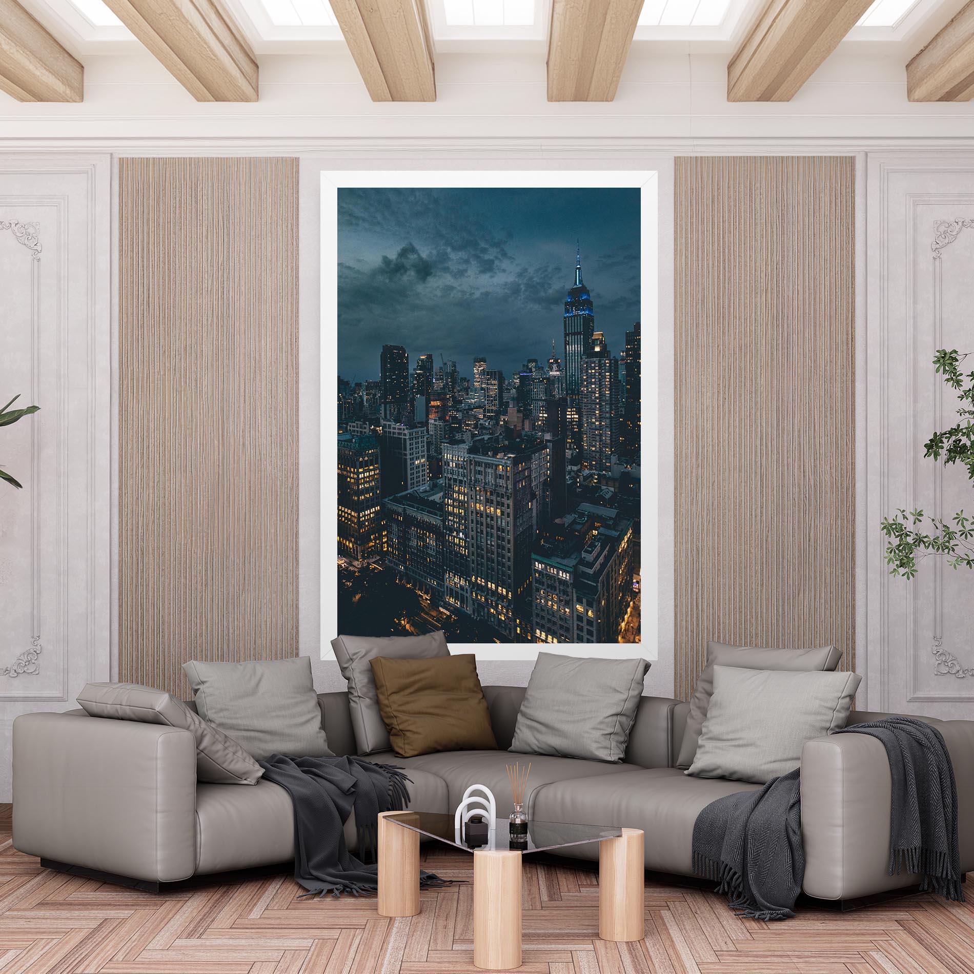 Tablou Canvas City Night mockup 6